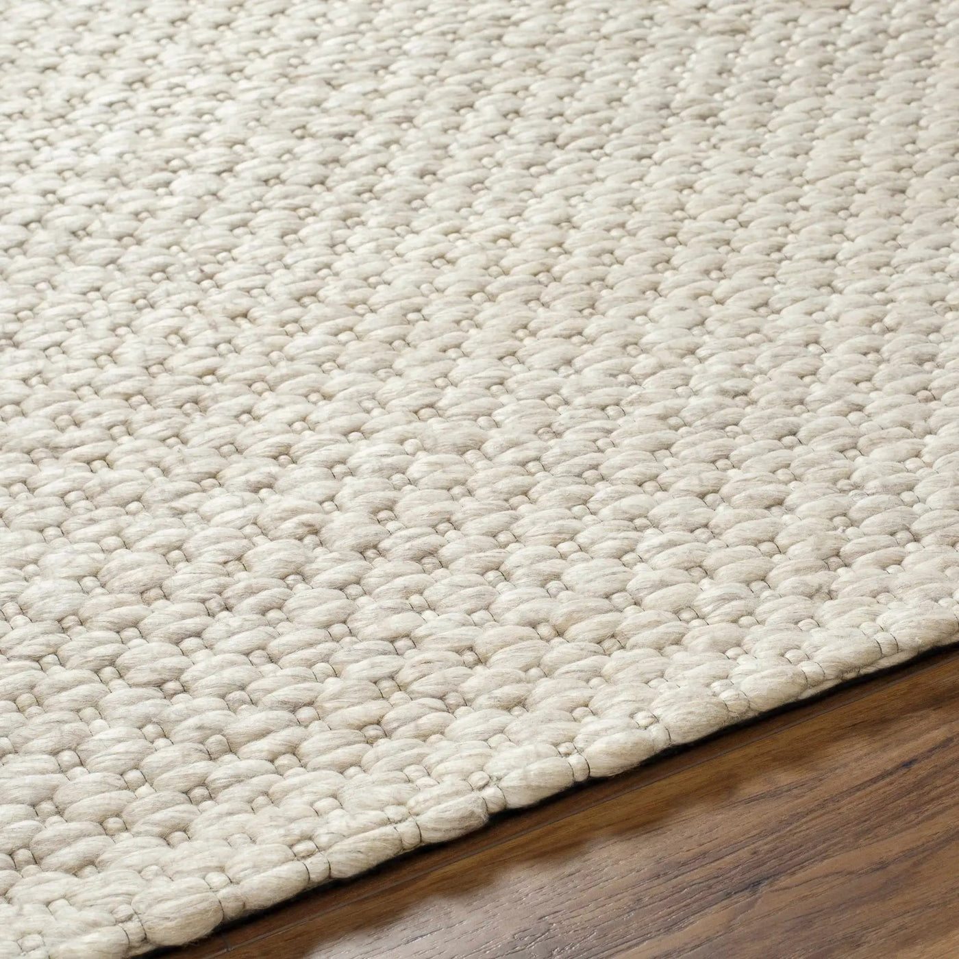 Kassa Beige Hand Woven Area Rug by Boutique Rugs