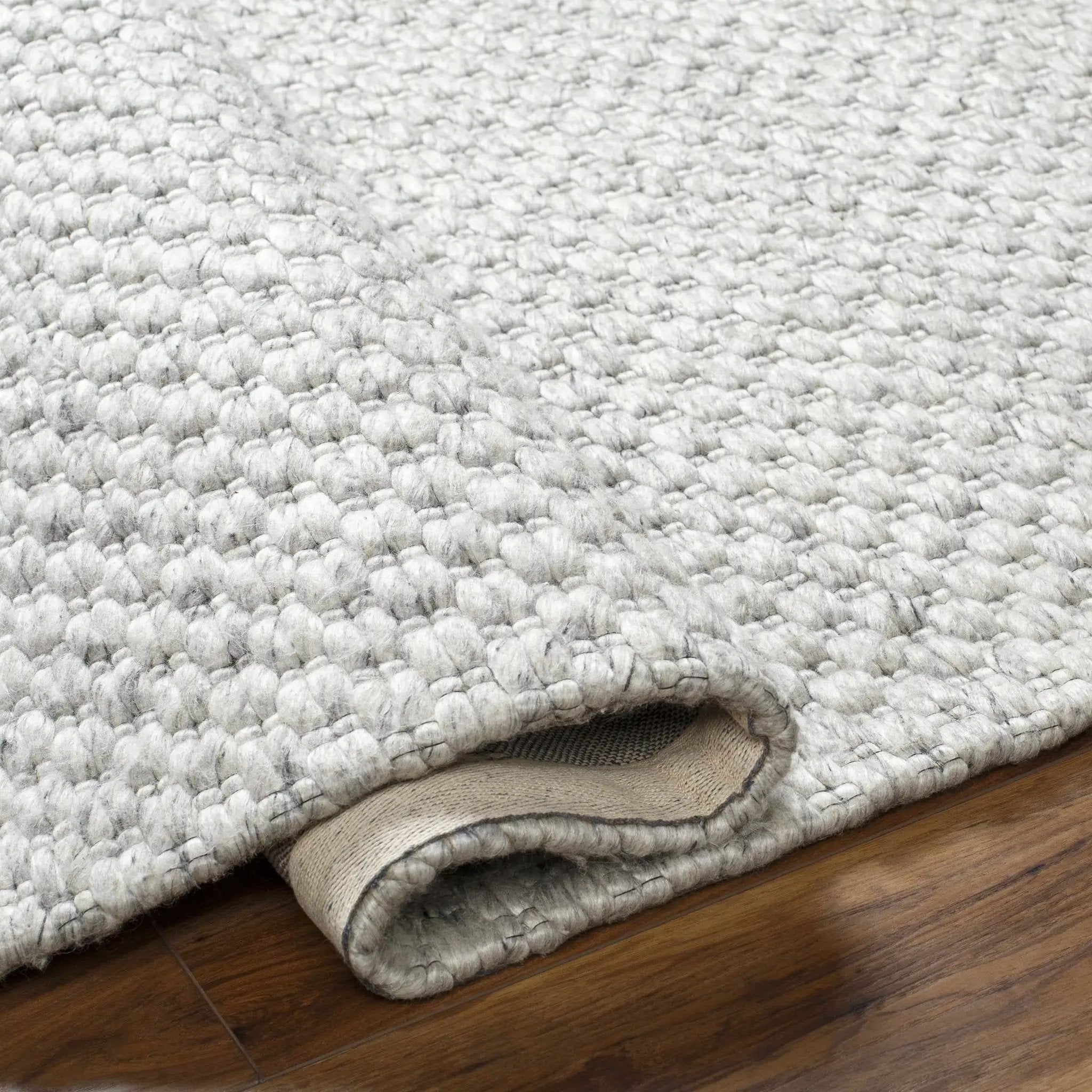 Kassa Gray Hand Woven Area Rug - Clearance by Boutique Rugs