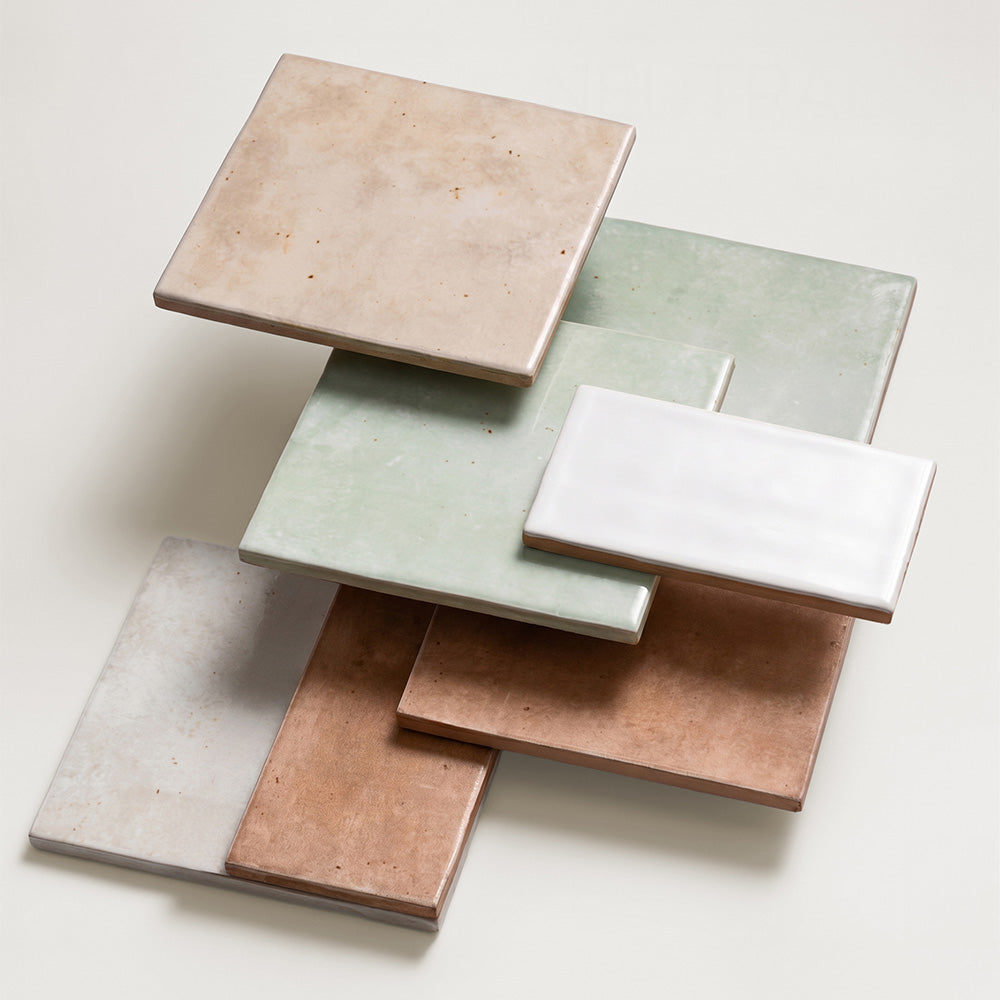 Serene Glossy Ceramic Tiles 2 1/2x5 Ceramic Glossy 2x6 Tiles — 4