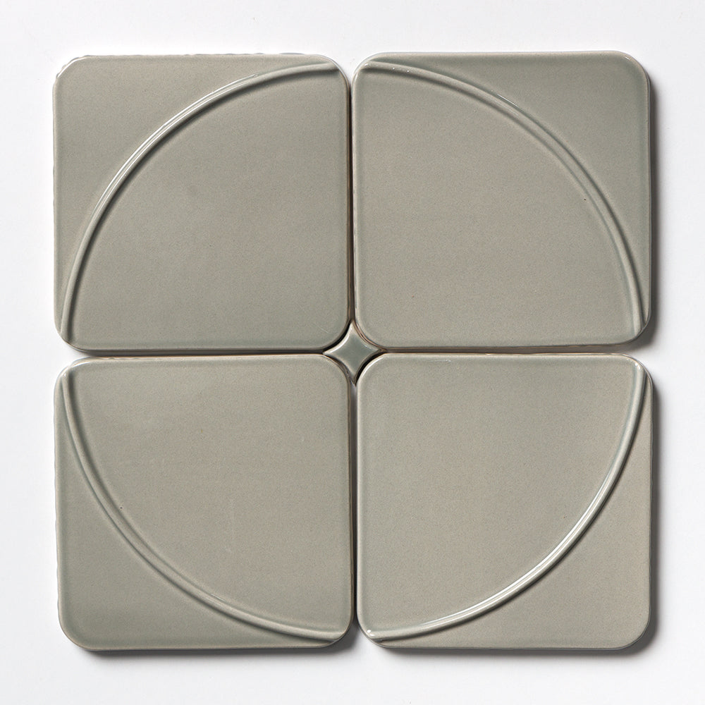 Serenity Glossy Mandala Ceramic Tiles 6x6 Ceramic Glossy 6x6 Tiles — 1