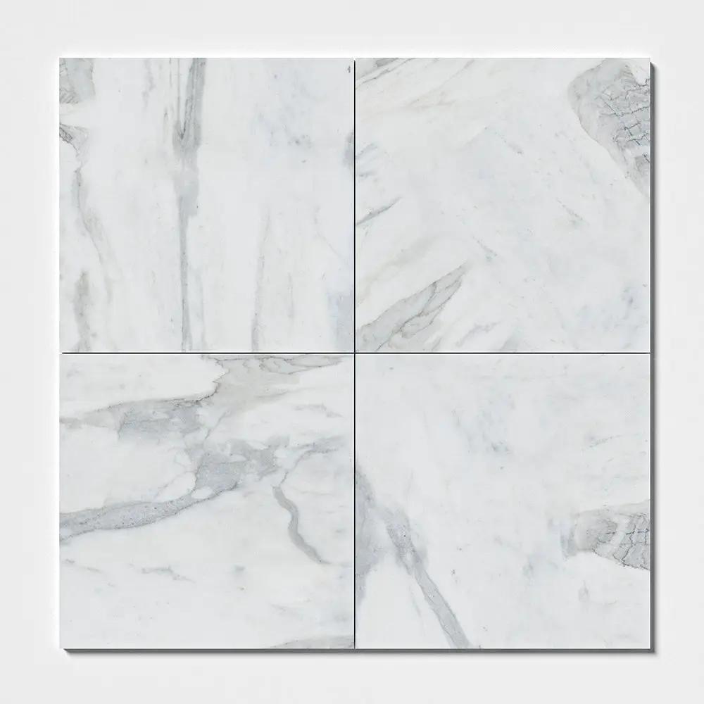 Serenity Honed Marble Tiles 18x18 closeup 1