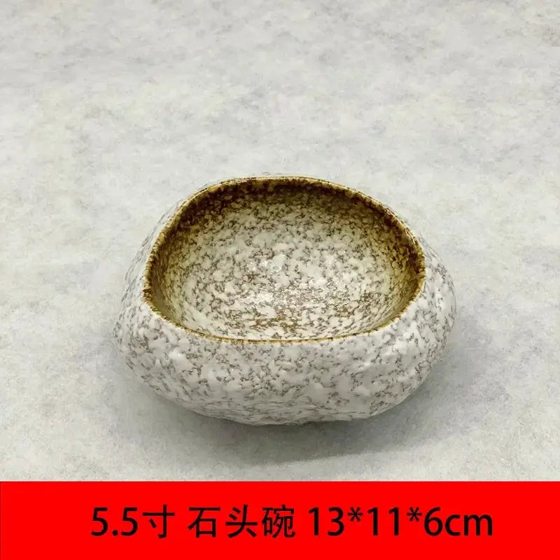 Serving Bowl - Stone Ceramic Large by House Of Avana