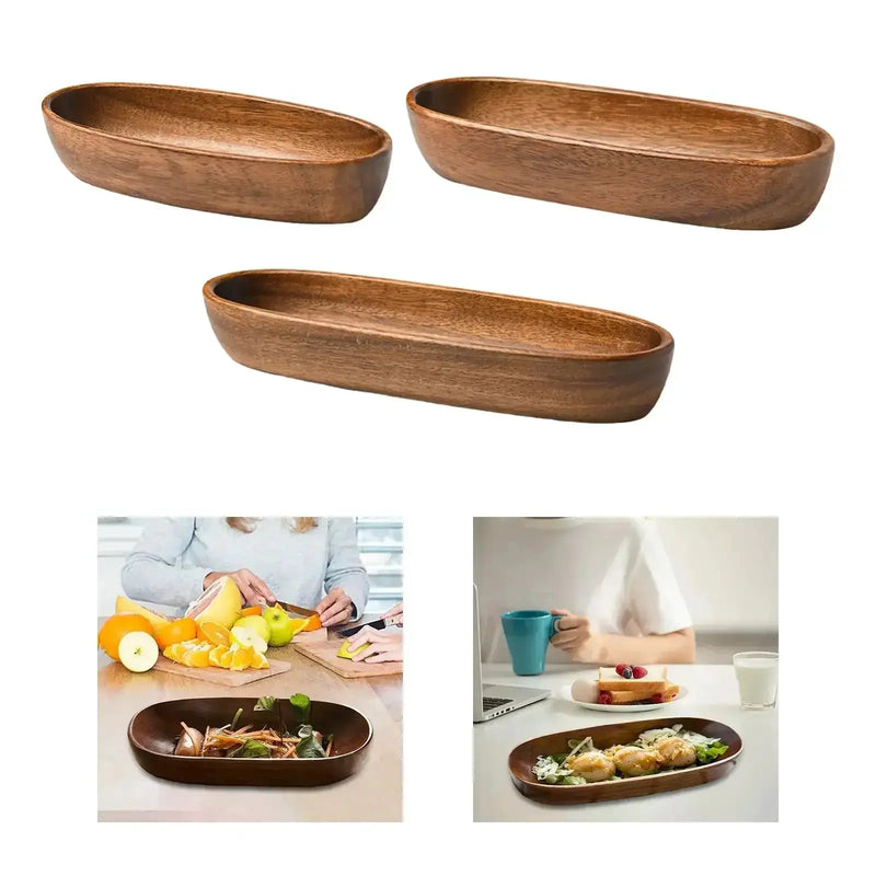 Serving Platter - Durable Wooden by House Of Avana