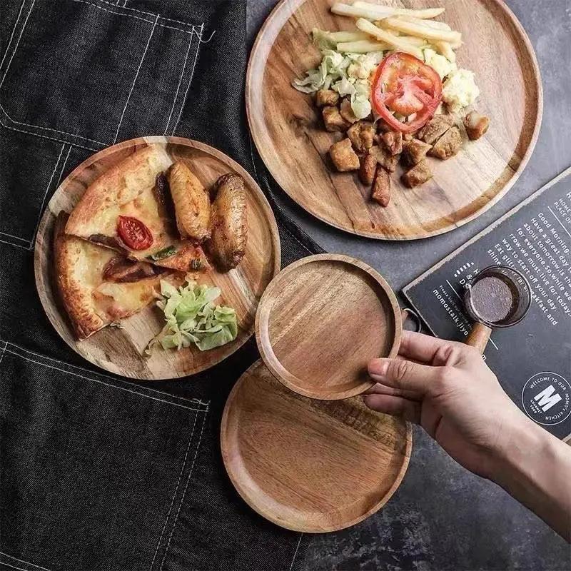 Serving Platter - Eco-Friendly Wood Round by House Of Avana