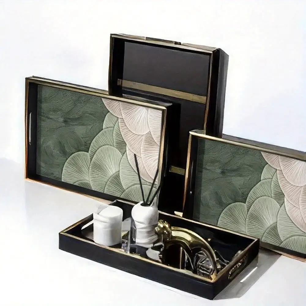 Serving Tray - Heat Resistant Ceramic Green by House Of Avana