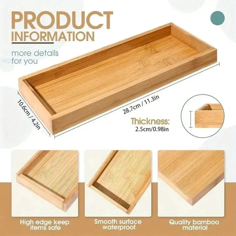 Serving Tray - Organizer White Bathroom by House Of Avana