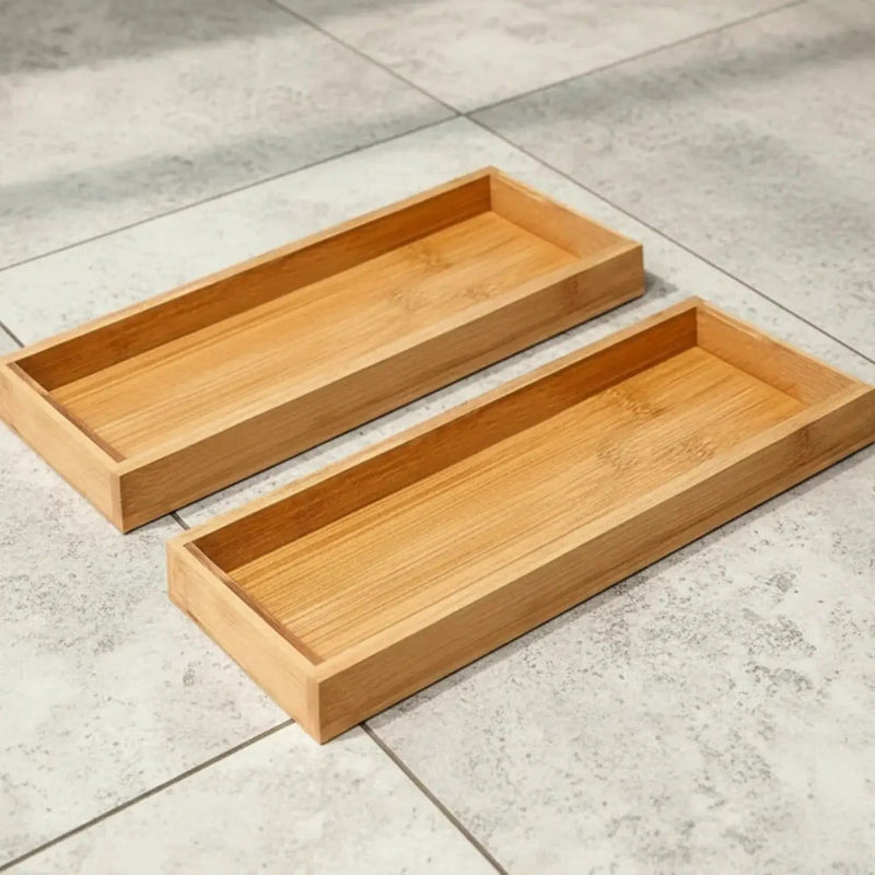 Serving Tray - Organizer White Bathroom by House Of Avana