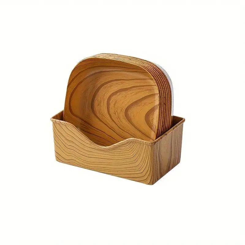 Serving Tray - Washable Plastic Striped by House Of Avana