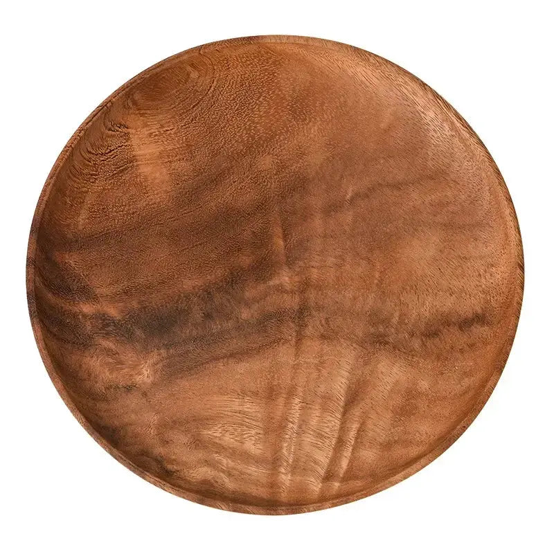 Serving Tray - Wooden Acacia Round by House Of Avana