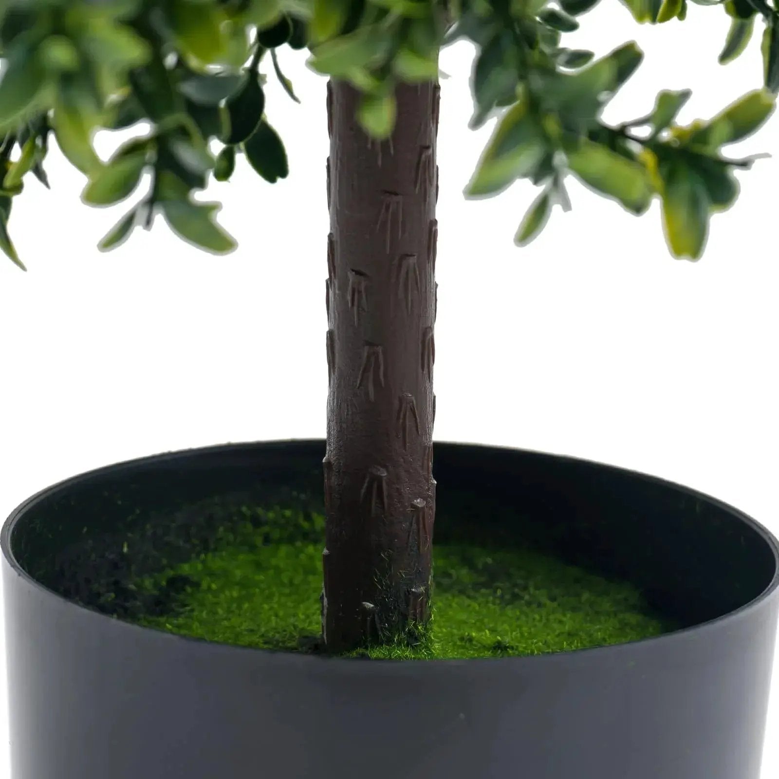 Set of 2 Realistic 50.8cm Artificial Boxwood Topiary Trees with Pots - Full Ball Shape Fake Shrubs, Faux Conical Trees for Indoor/Outdoor Use, Low-Maintenance Plastic Foliage (No Pruning) - Christmas, Garden & Decor by House Of Avana