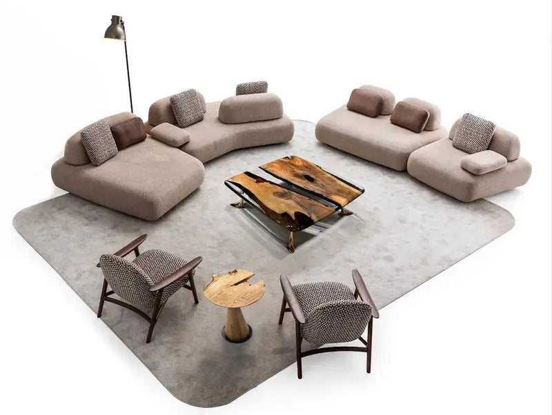 Luxury Epoxy Resin River Walnut Coffee Table | Osso Collection by Gizz
