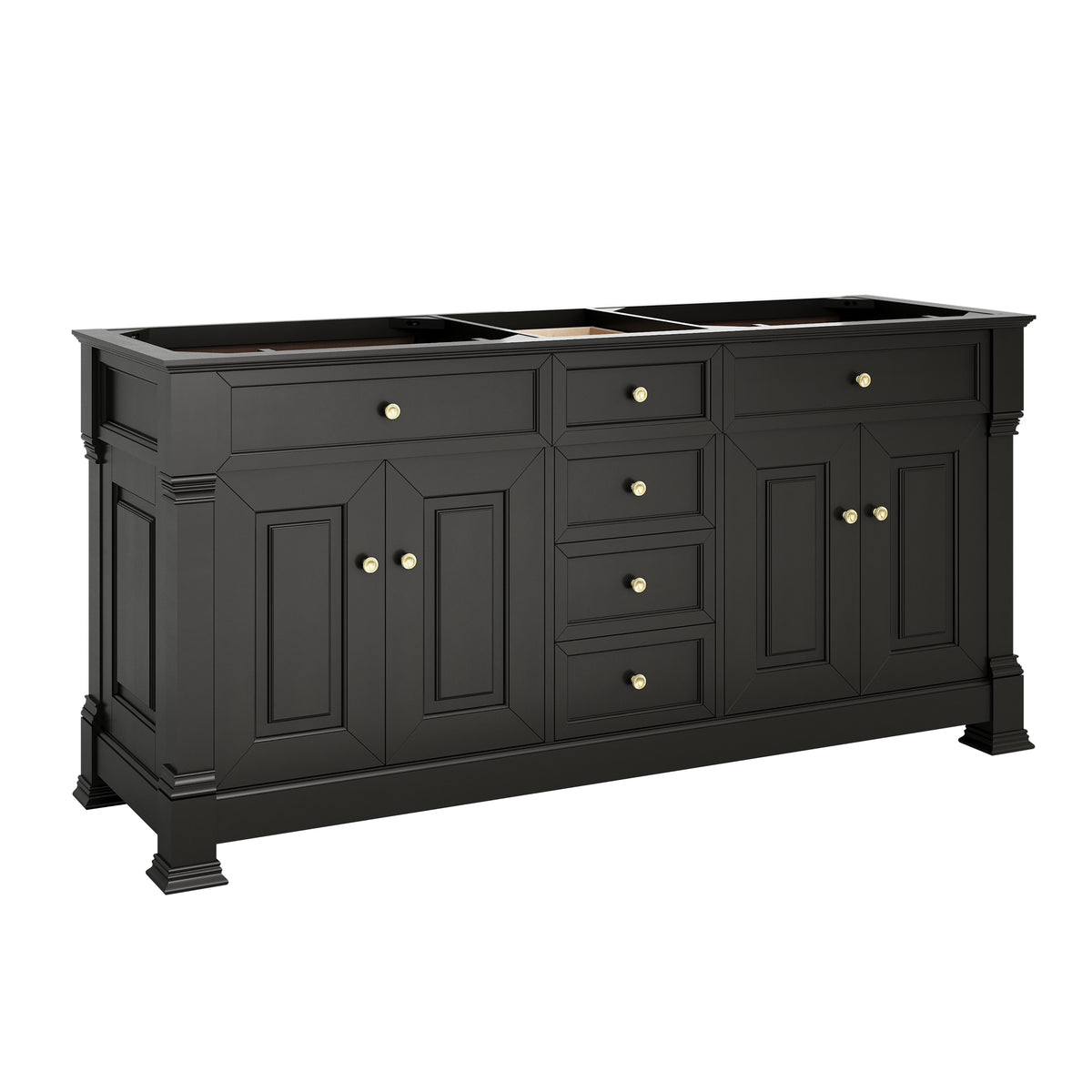 James Martin Brookfield 72" Double Bathroom Vanity, Black Onyx, view 17