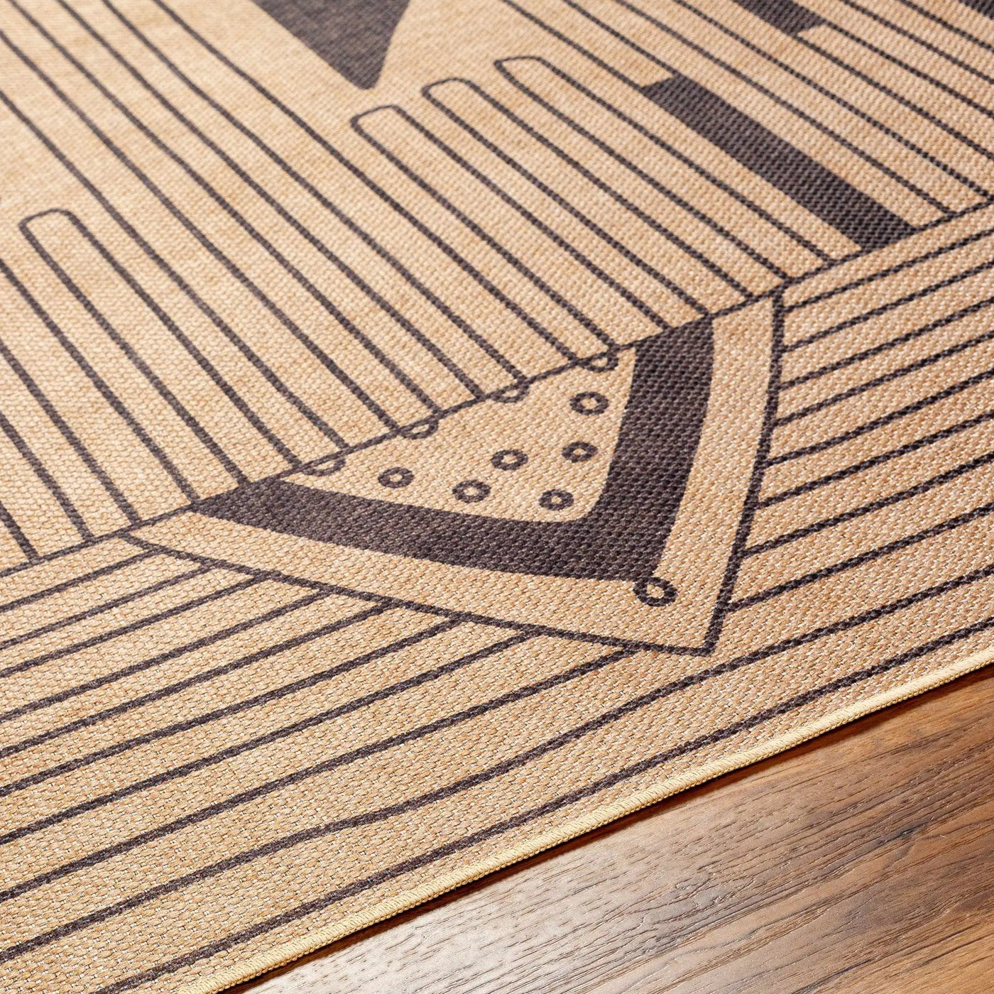 Atle Washable Jutely Rug - Clearance by Boutique Rugs
