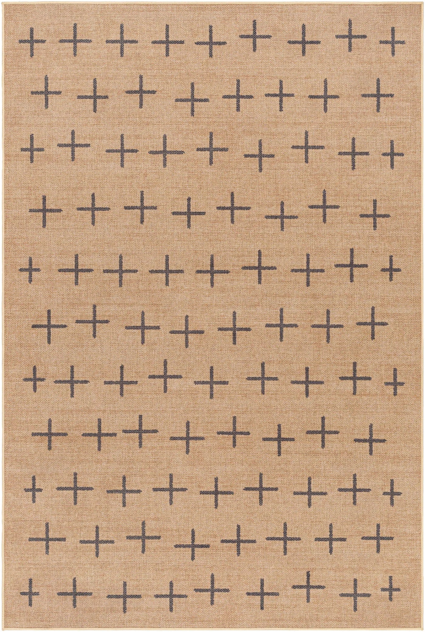 Haimi Black Washable Jutely Rug - Clearance by Boutique Rugs