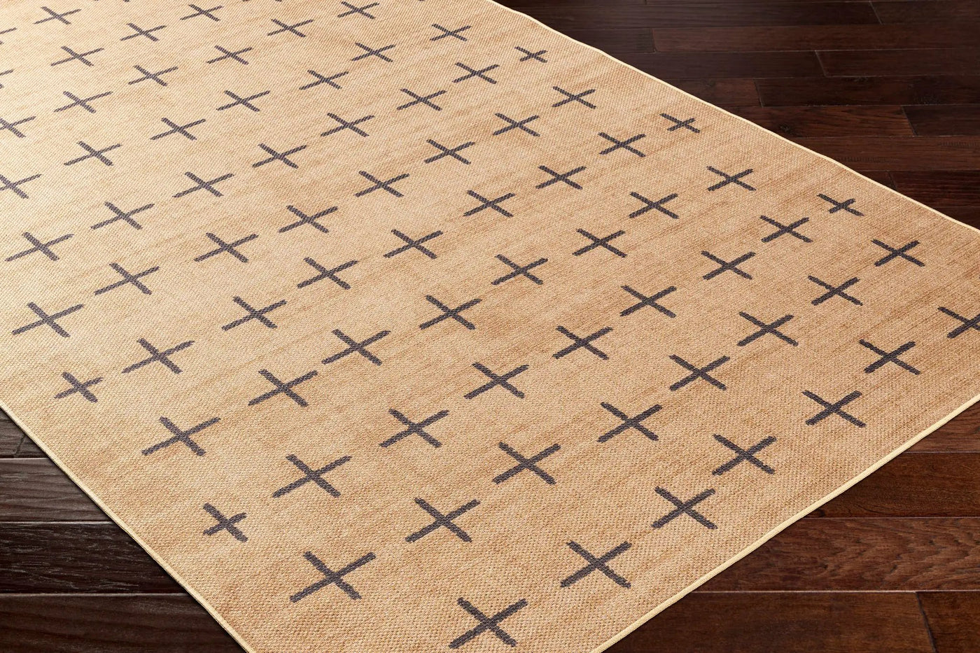 Haimi Black Washable Jutely Rug - Clearance by Boutique Rugs