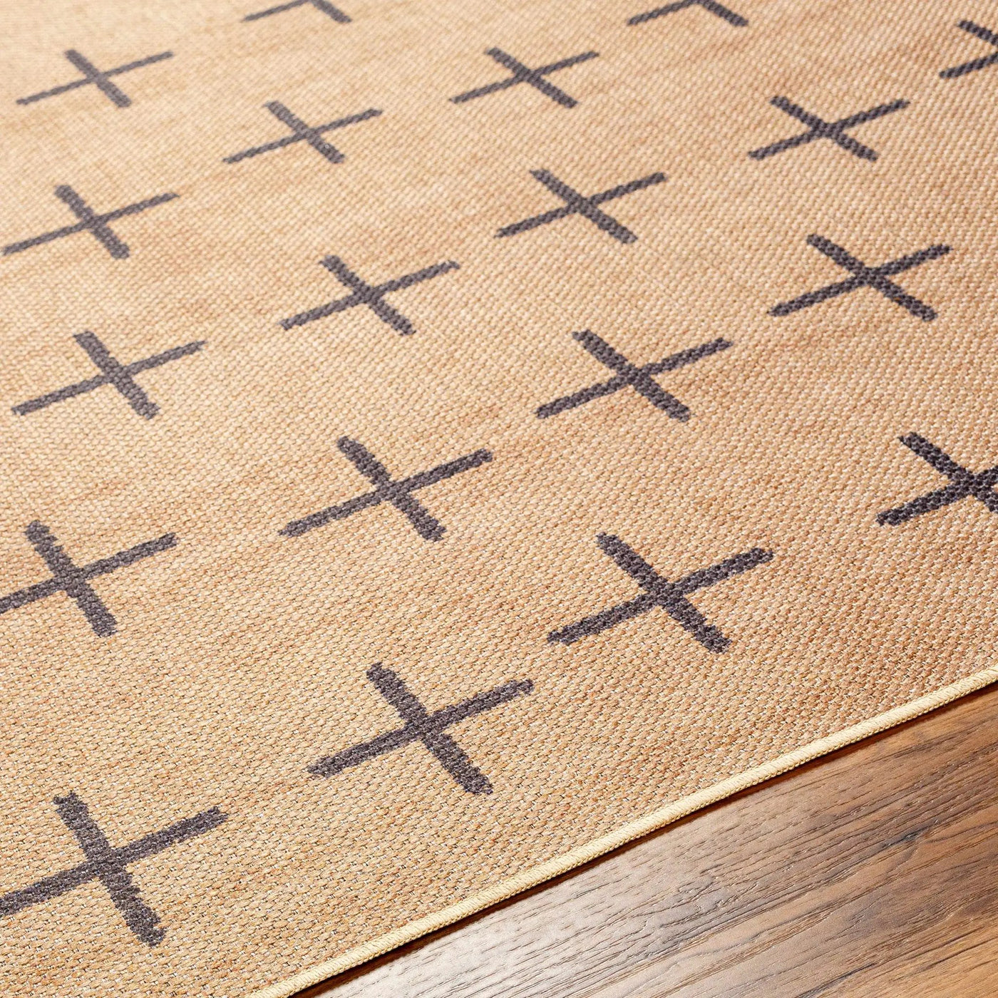 Haimi Black Washable Jutely Rug - Clearance by Boutique Rugs