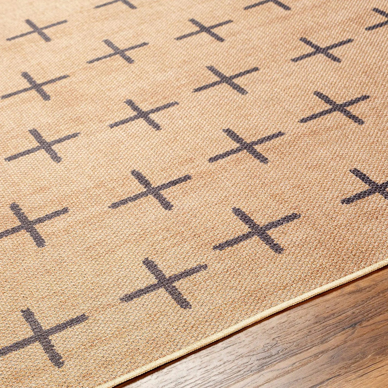 Haimi Black Washable Jutely Rug - Clearance by Boutique Rugs