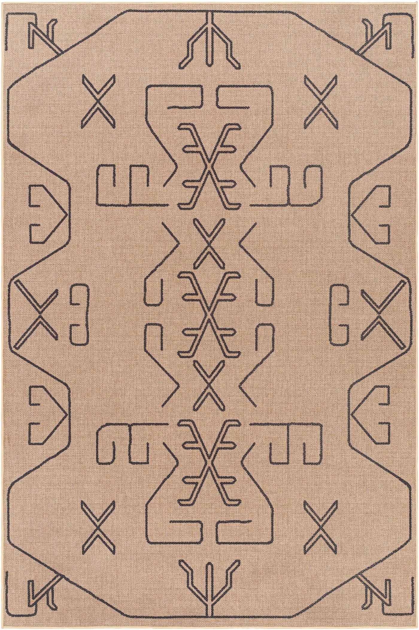 Hamid Washable Jutely Rug - Clearance by Boutique Rugs