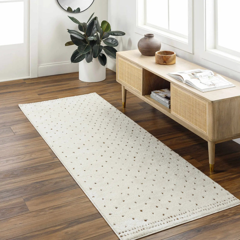 Julie Ivory & Brown Area Rug by Boutique Rugs