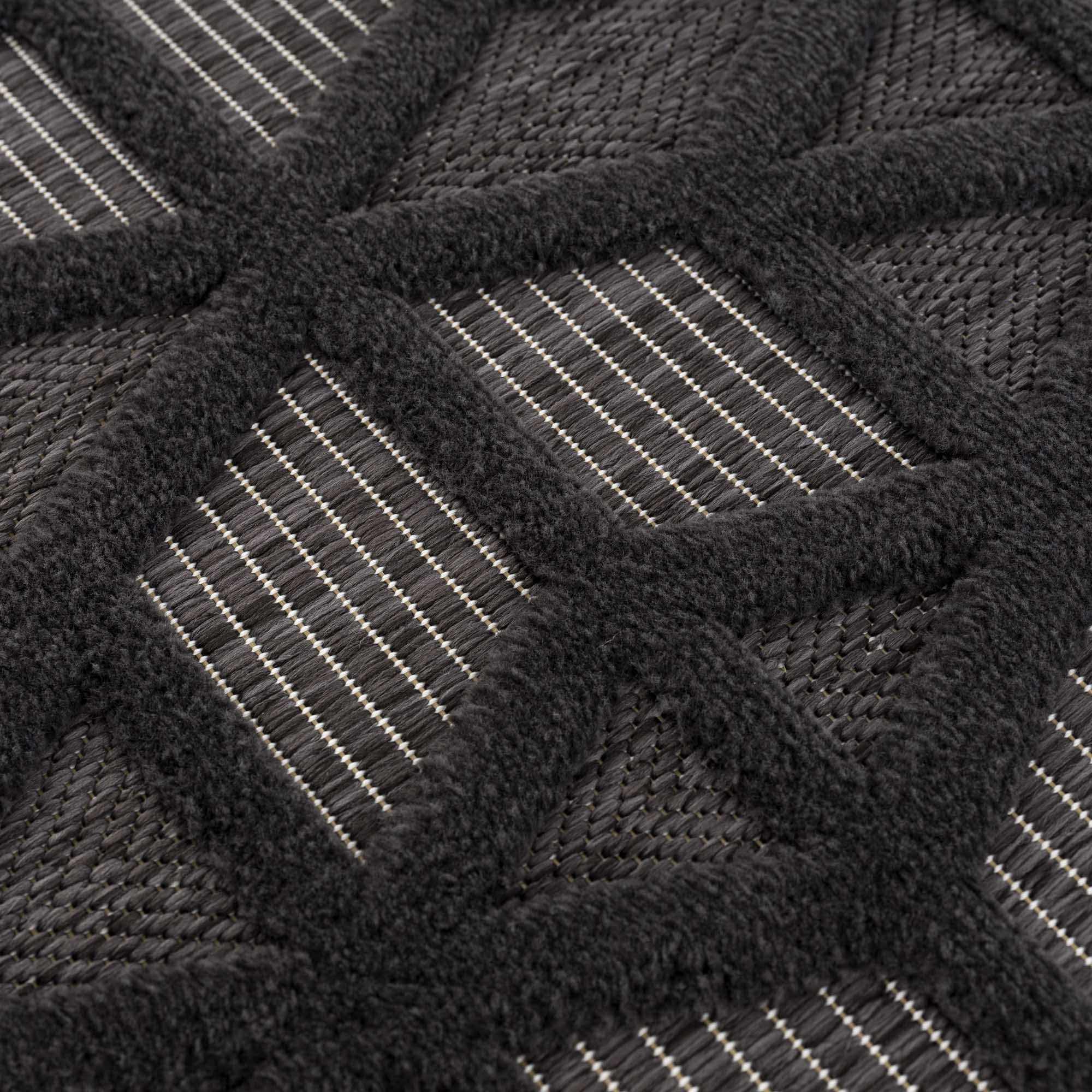 Nuri Black Outdoor Rug - Clearance by Boutique Rugs