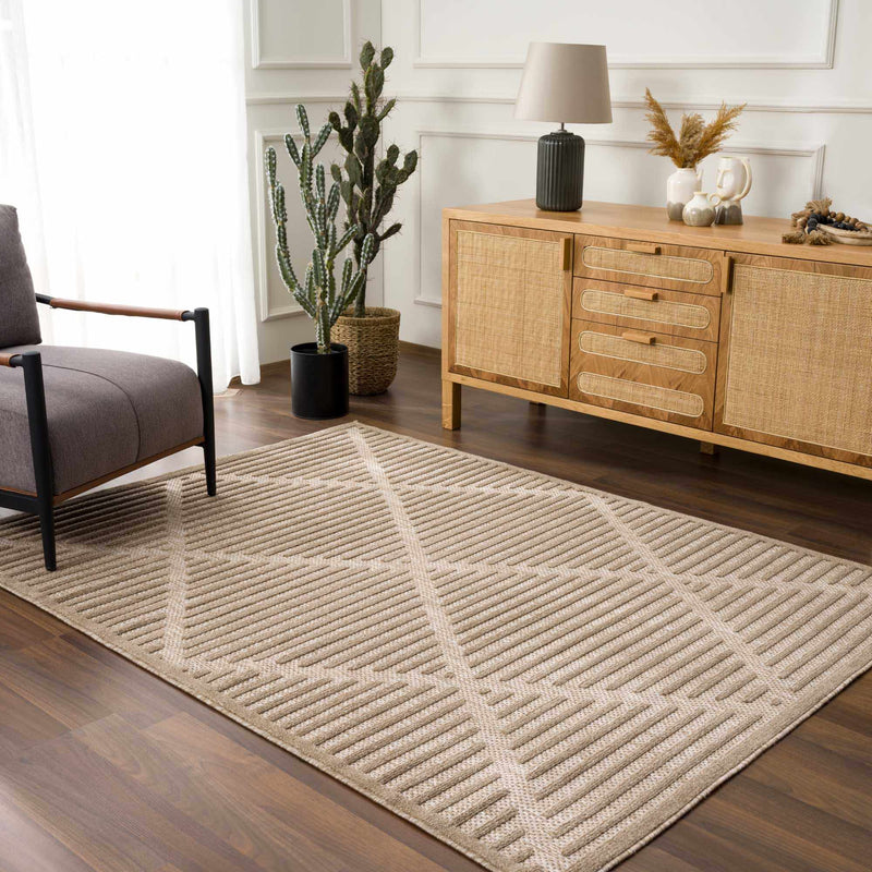 Anah Tan Outdoor Rug - Clearance by Boutique Rugs