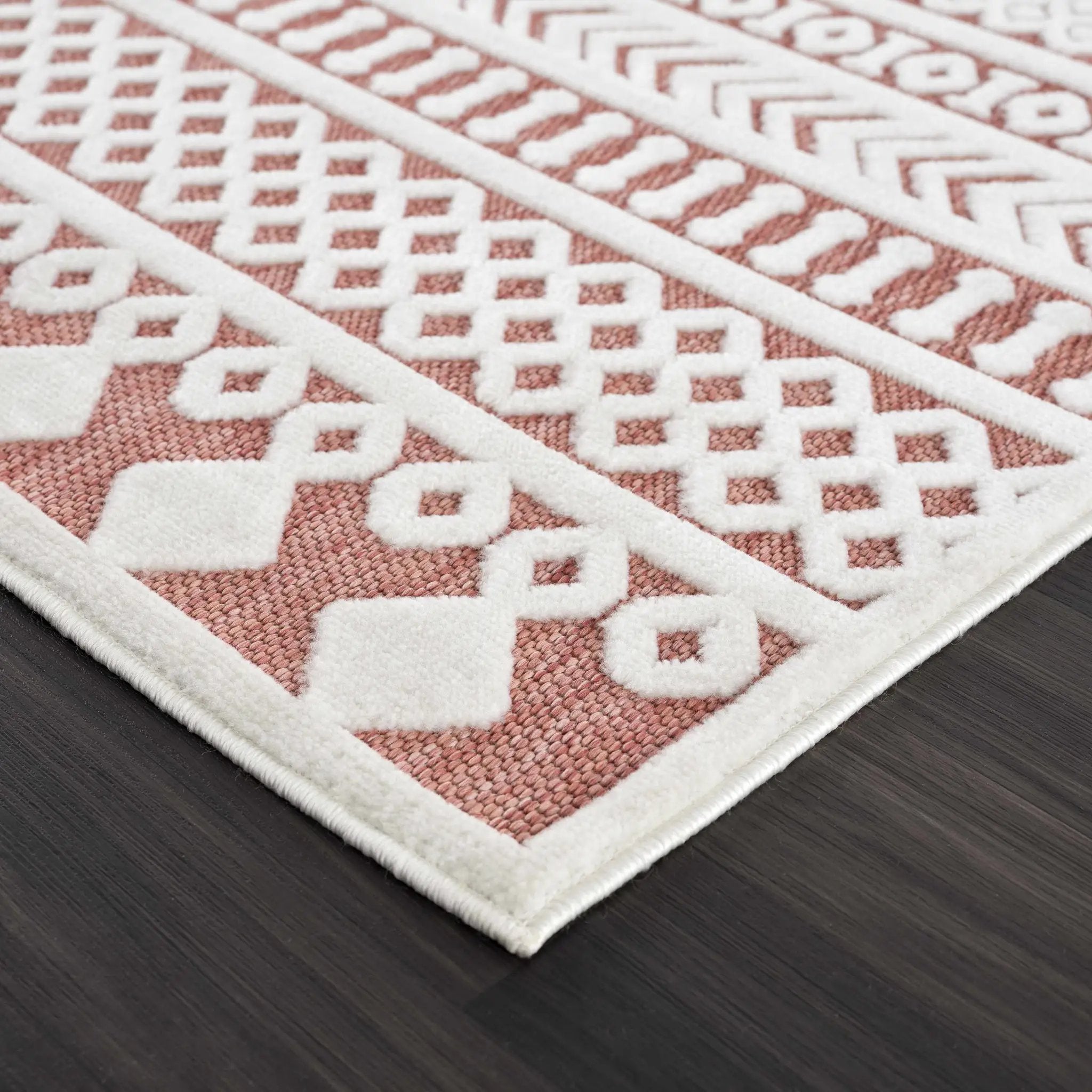 Jove Orange Outdoor Rug - Clearance by Boutique Rugs
