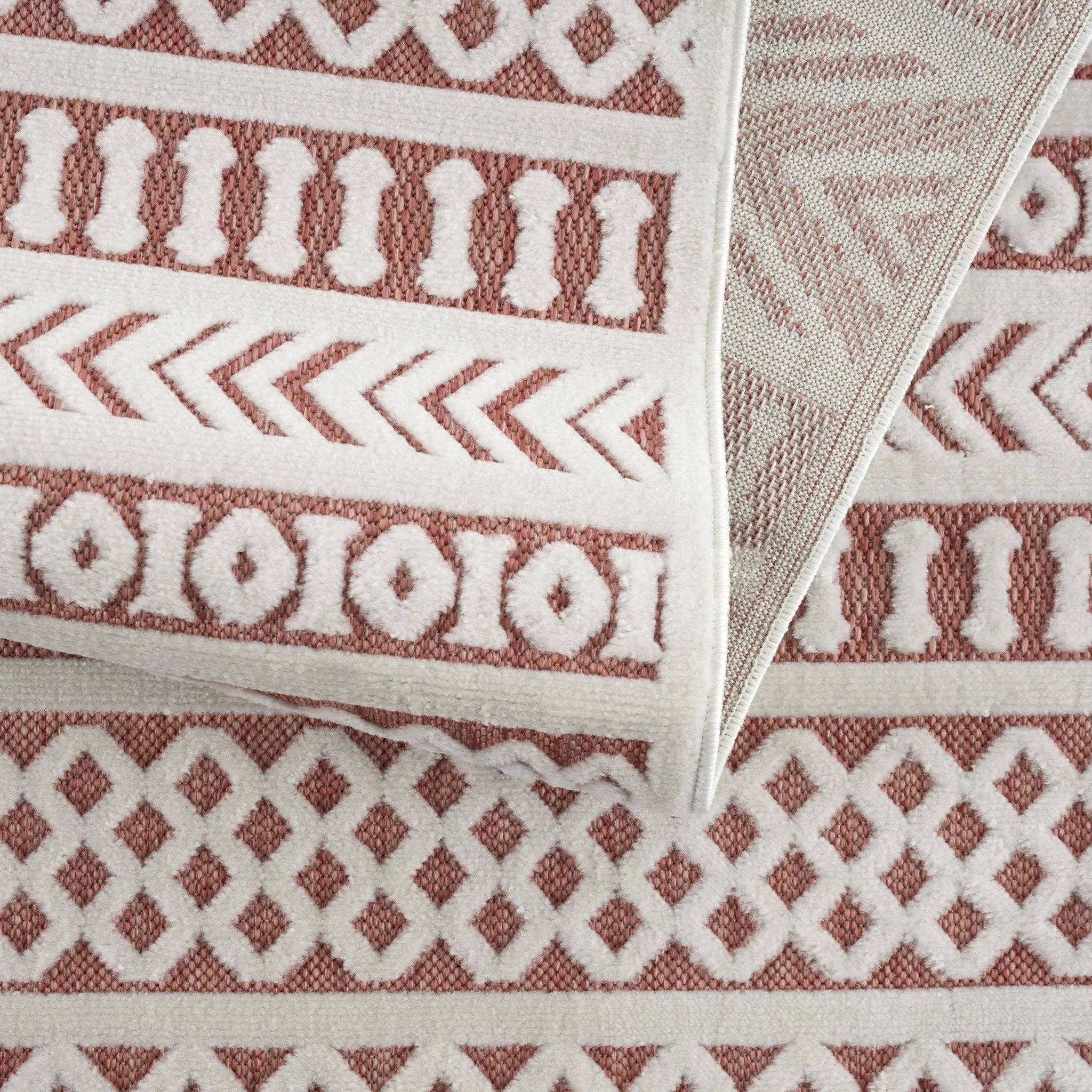 Jove Orange Outdoor Rug - Clearance by Boutique Rugs