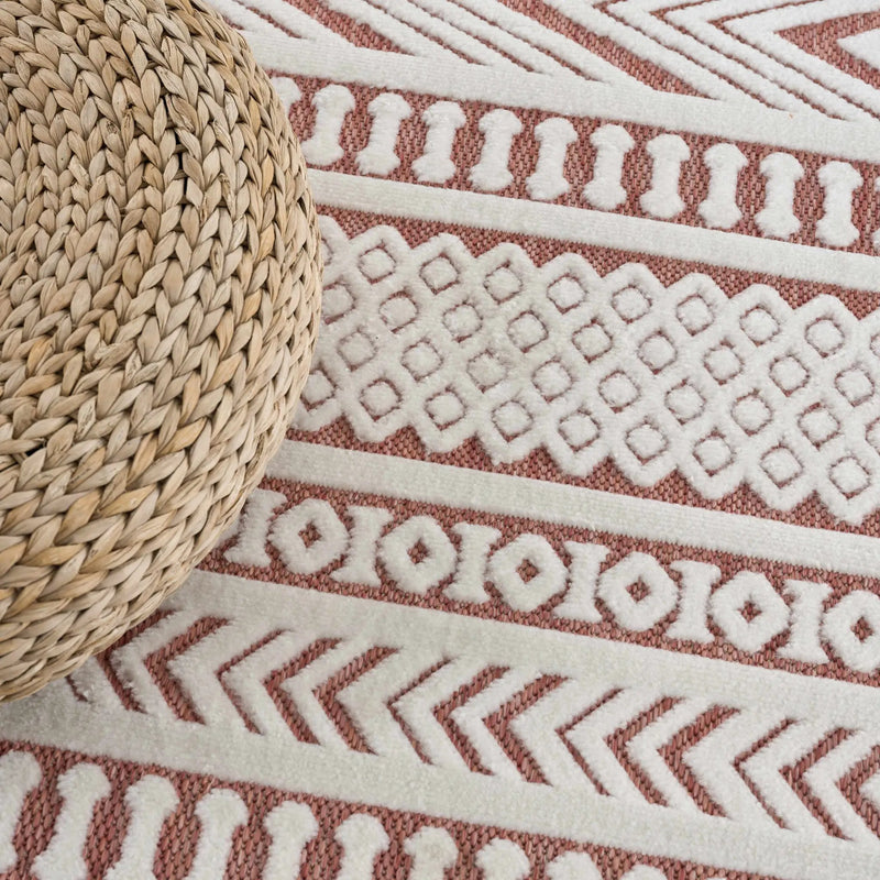 Jove Orange Outdoor Rug - Clearance by Boutique Rugs