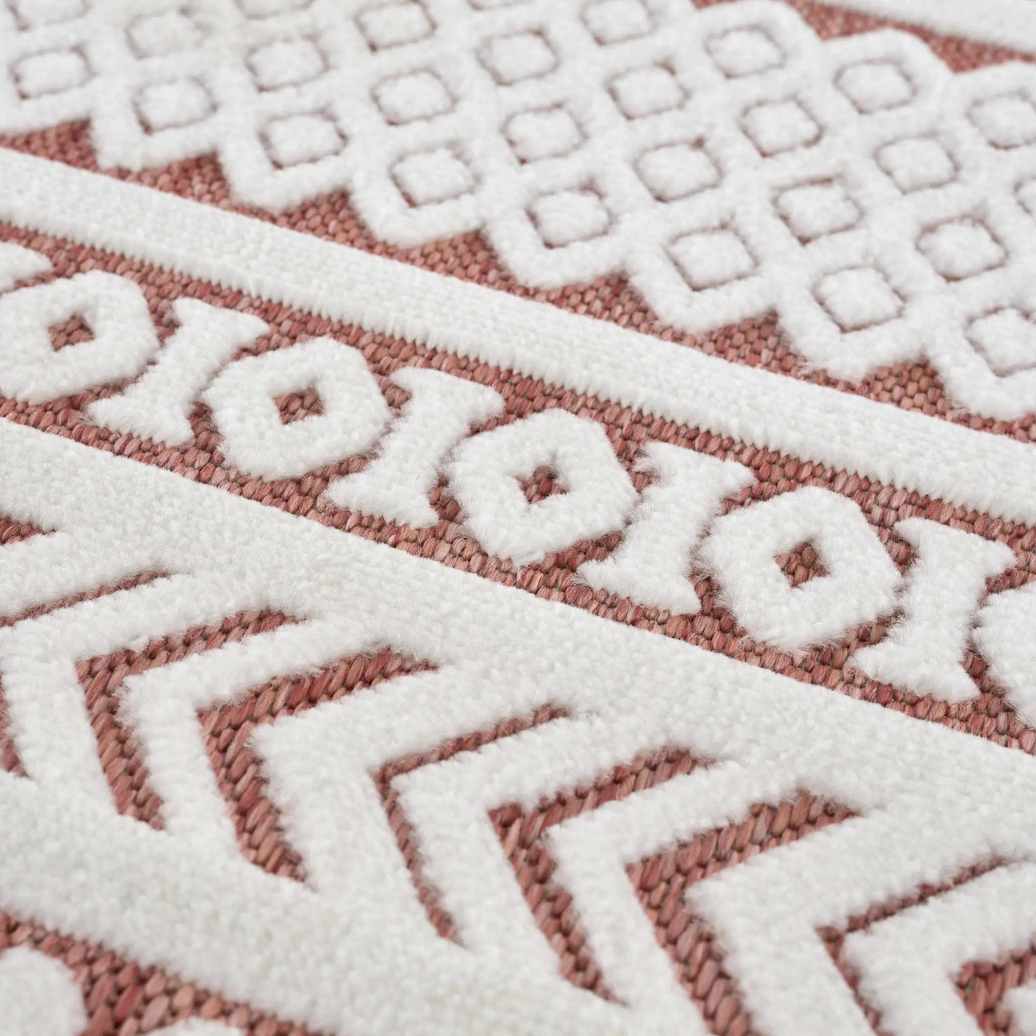 Jove Orange Outdoor Rug - Clearance by Boutique Rugs