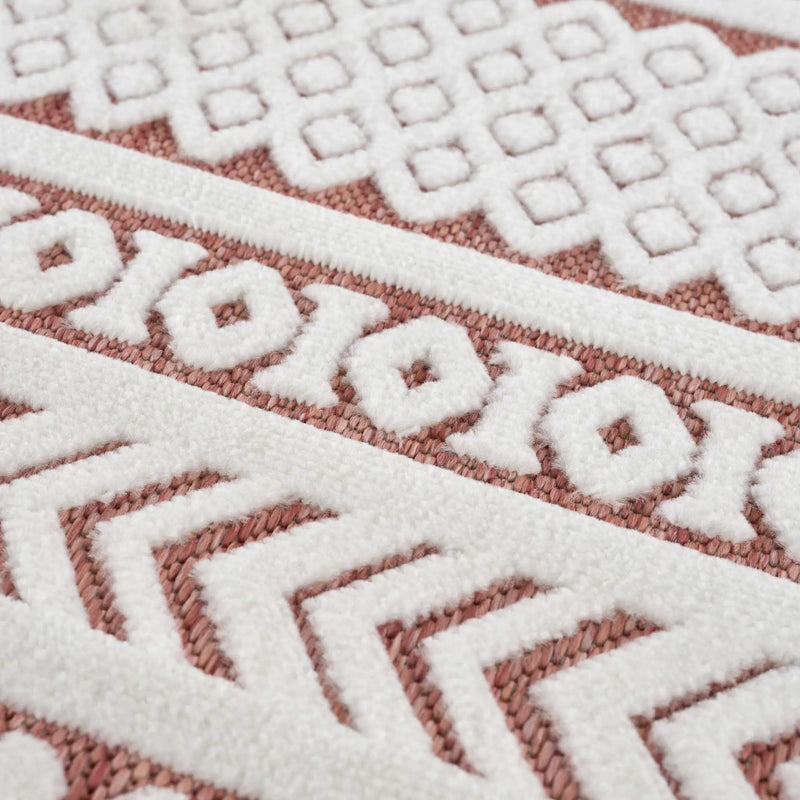 Jove Orange Outdoor Rug - Clearance by Boutique Rugs