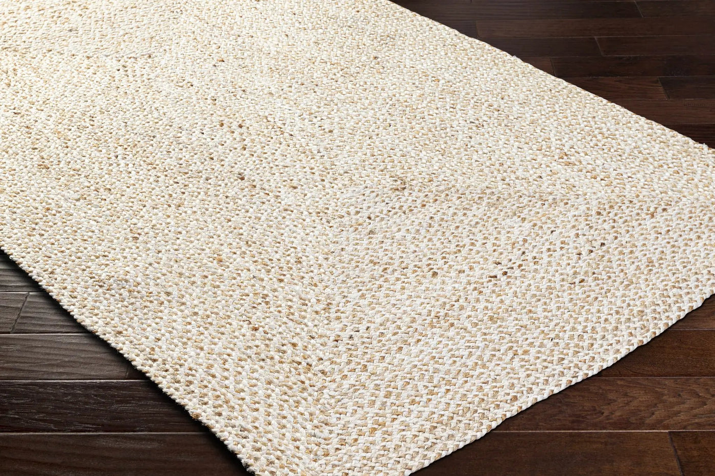Elkie Cream Jute Area Rug - Clearance by Boutique Rugs