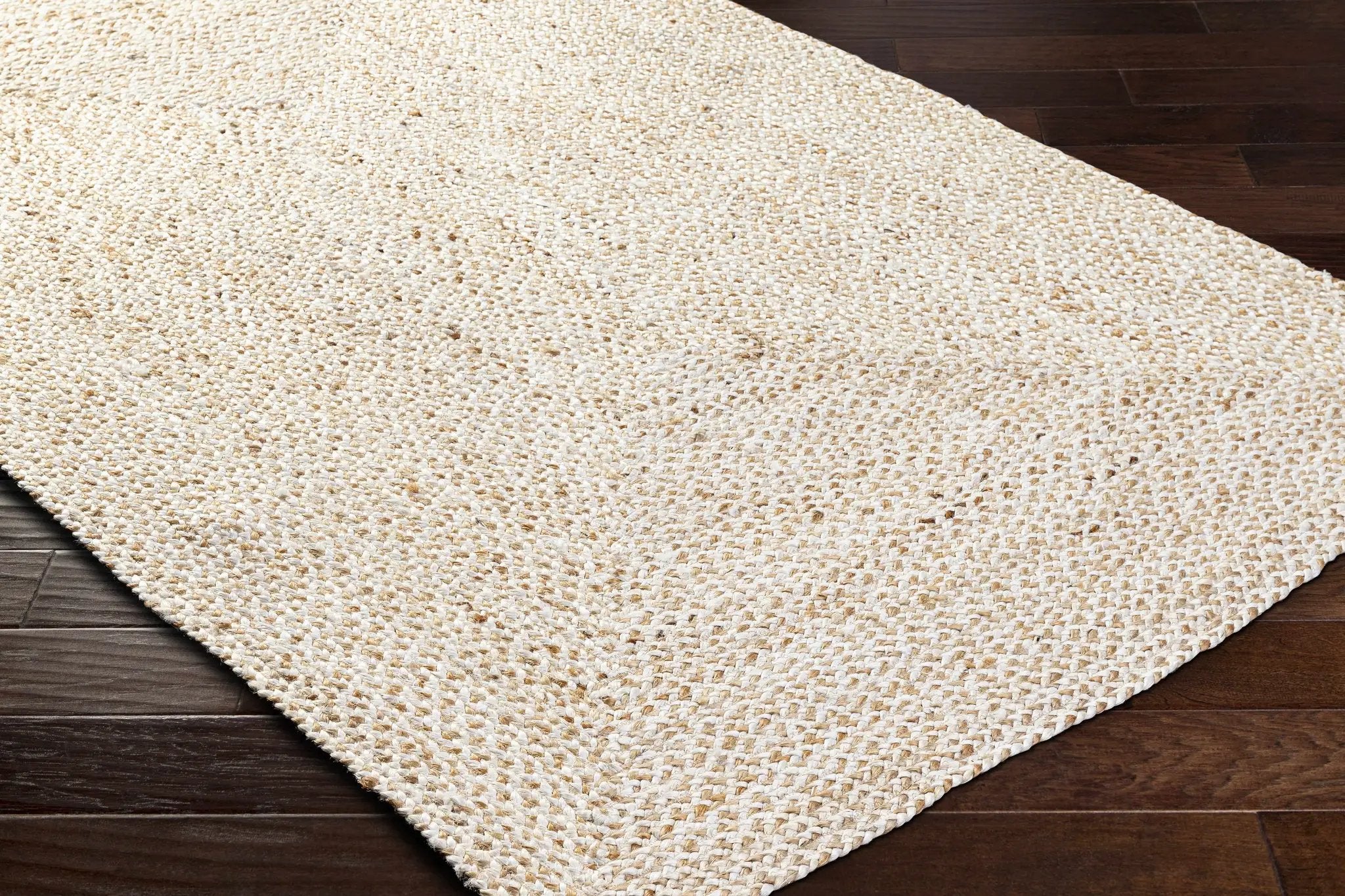 Elkie Cream Jute Area Rug - Clearance by Boutique Rugs