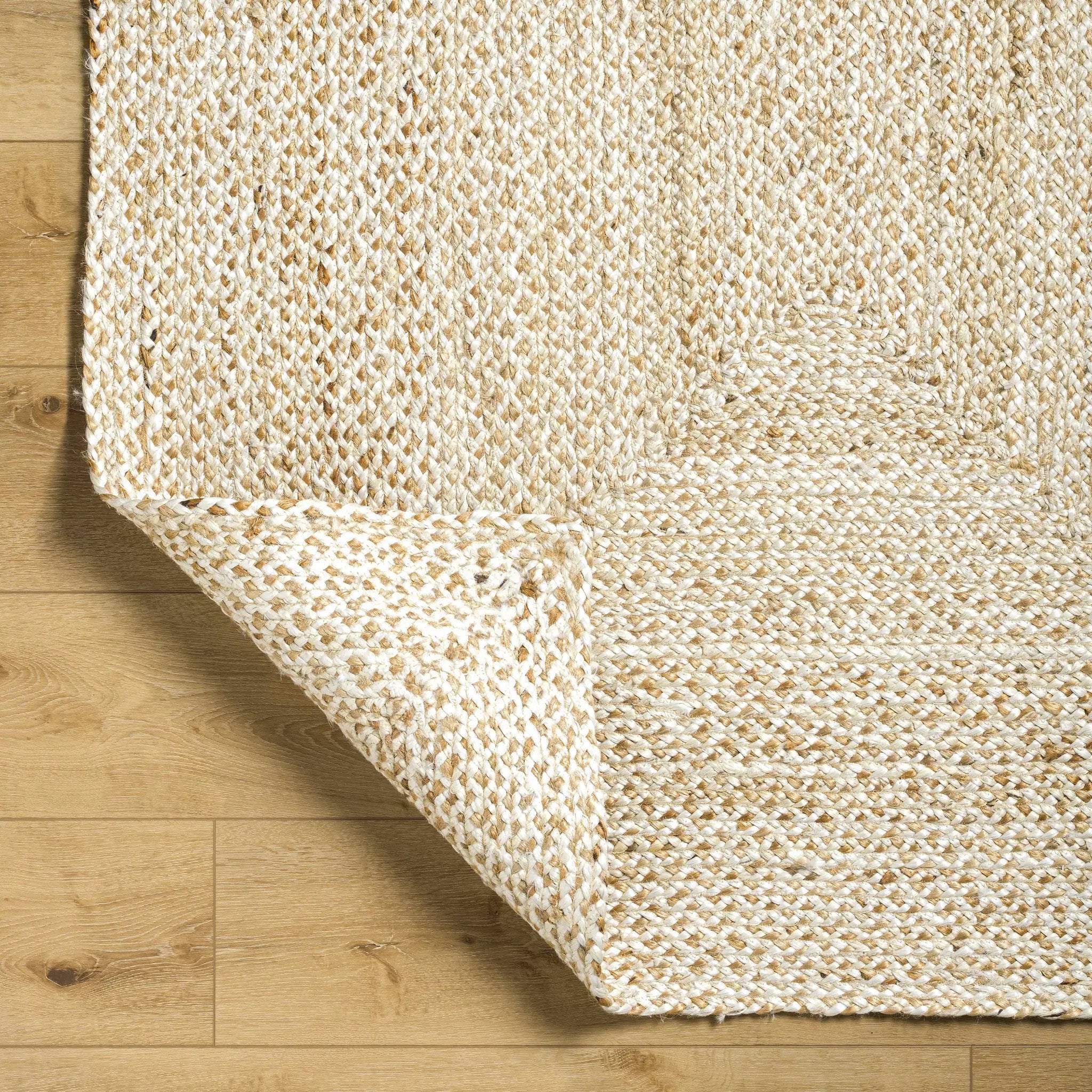 Elkie Cream Jute Area Rug - Clearance by Boutique Rugs