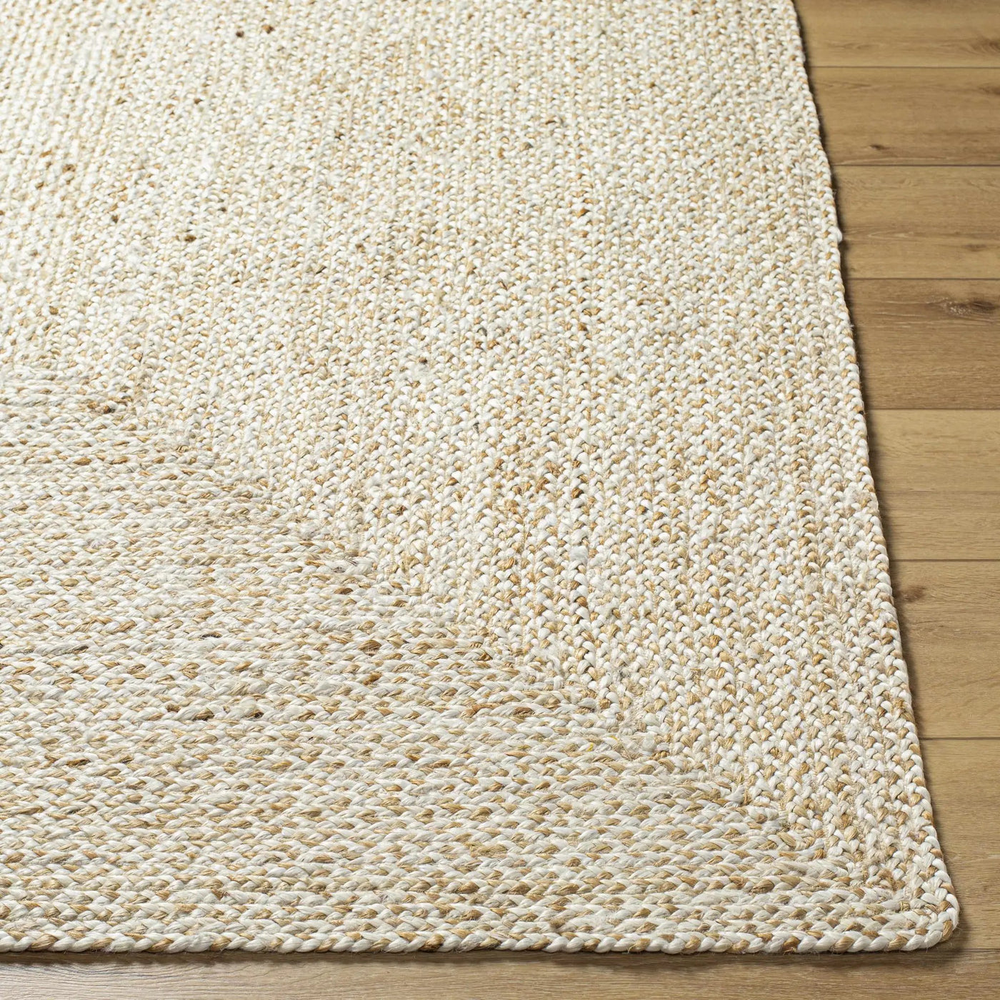 Elkie Cream Jute Area Rug - Clearance by Boutique Rugs