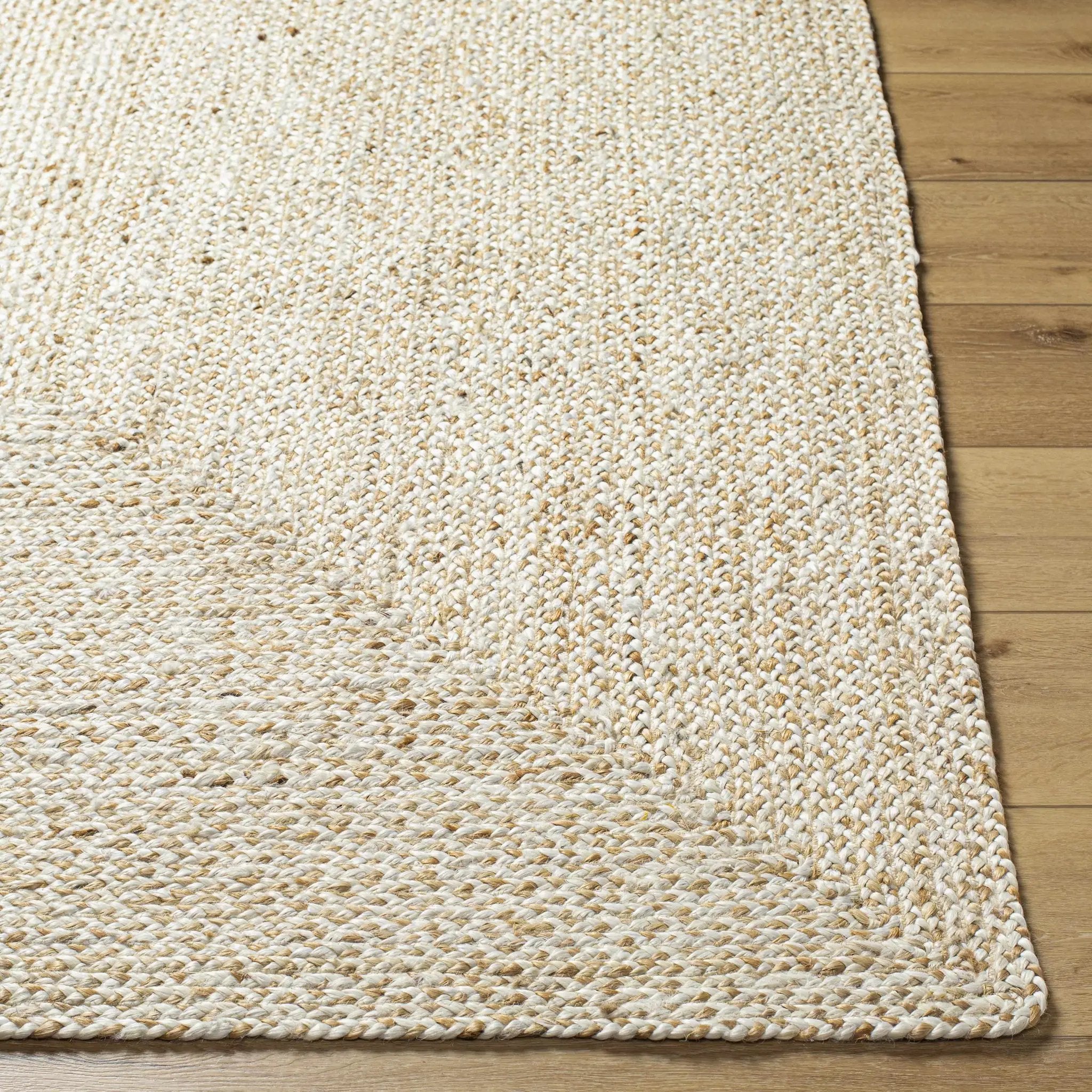 Elkie Cream Jute Area Rug - Clearance by Boutique Rugs