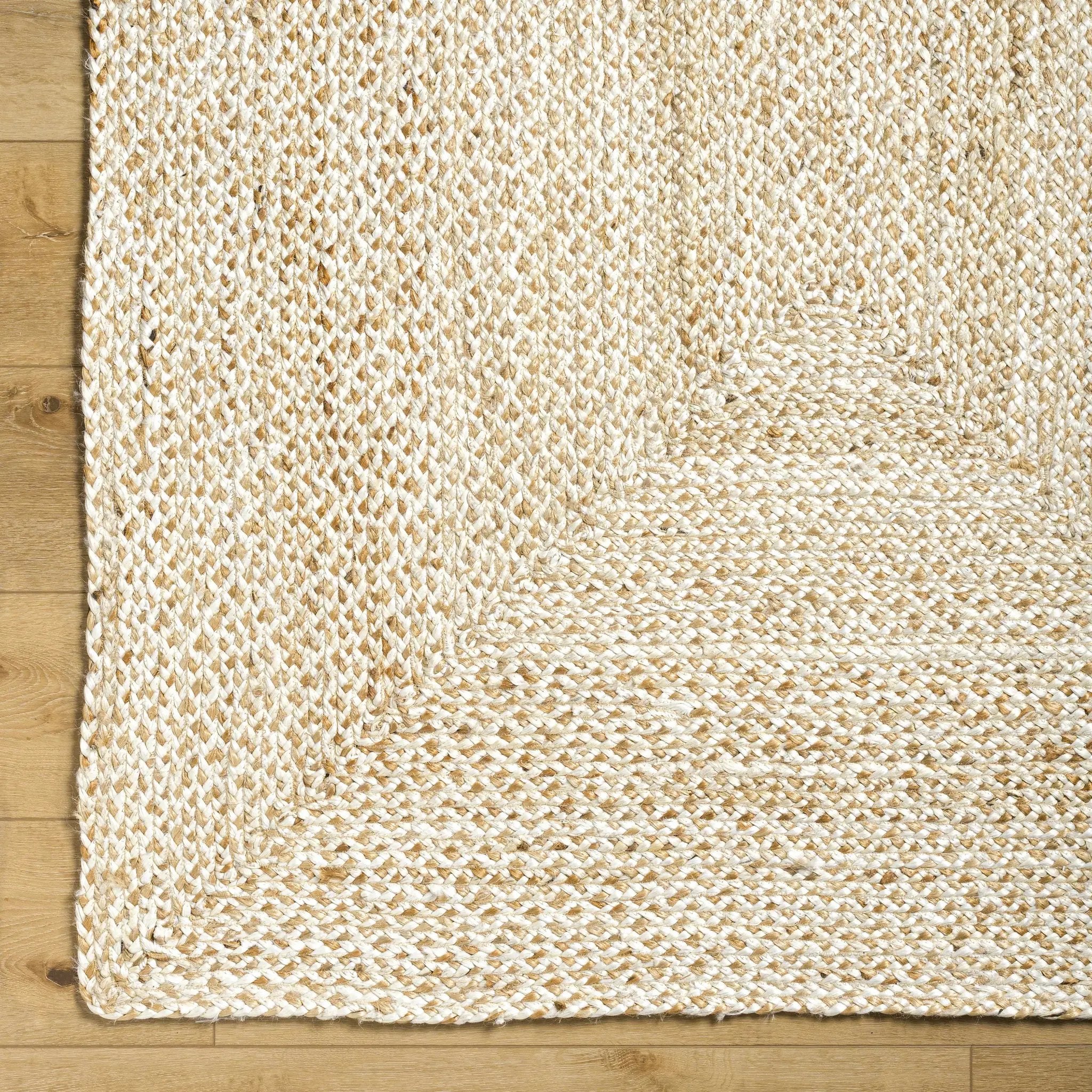 Elkie Cream Jute Area Rug - Clearance by Boutique Rugs