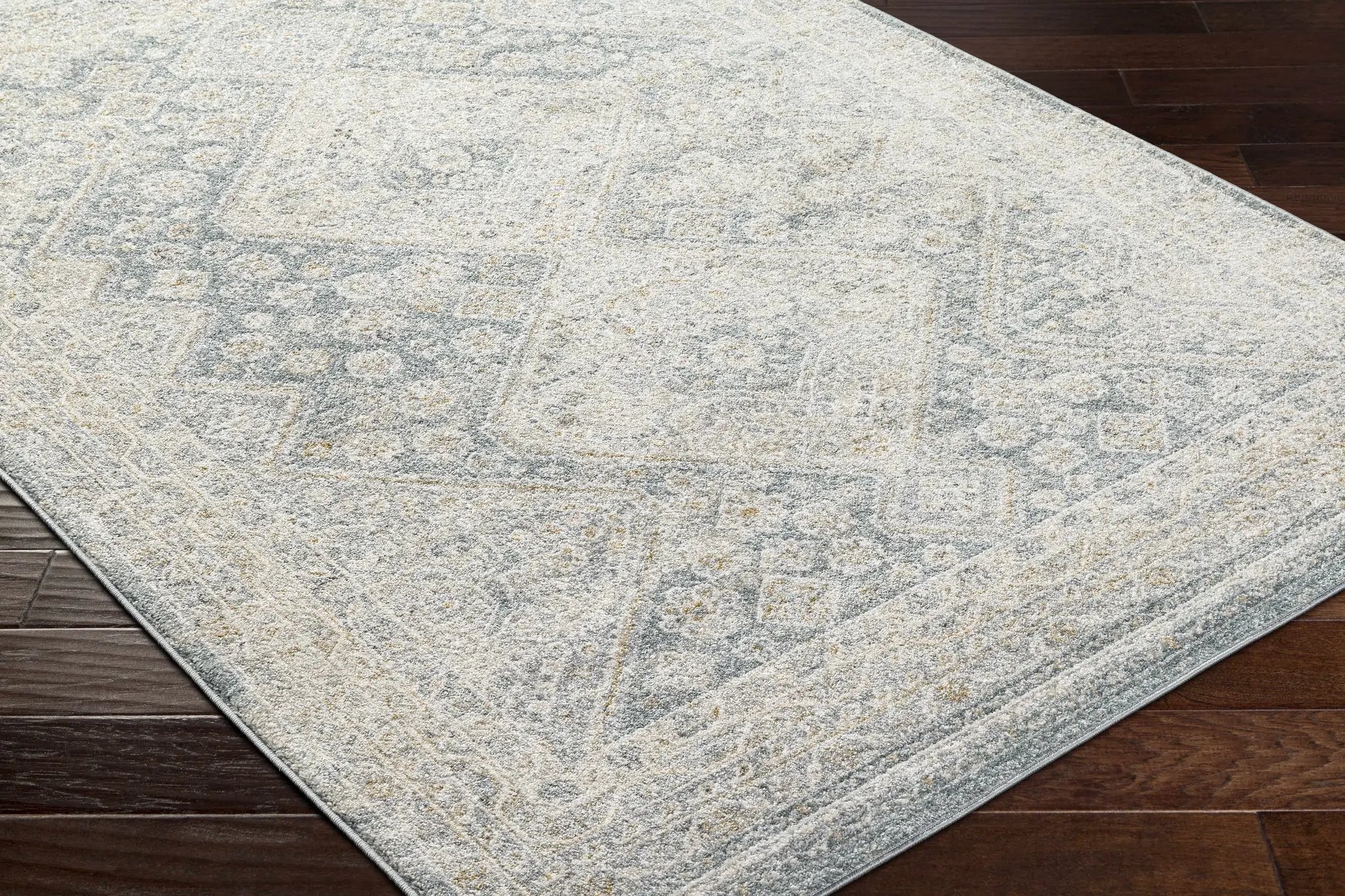 Sagen Blue Medallion Area Rug - Clearance by Boutique Rugs