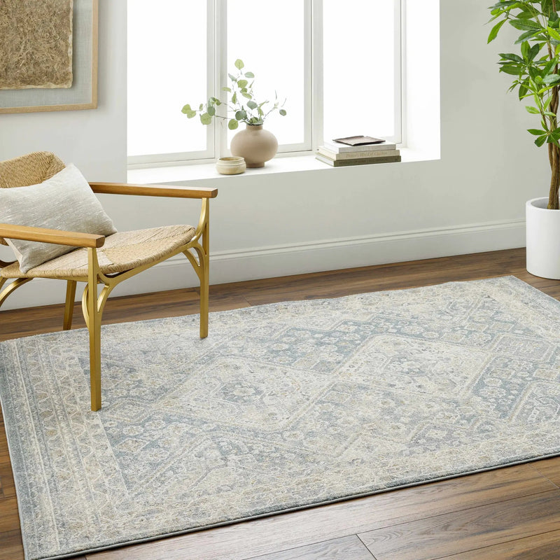 Sagen Blue Medallion Area Rug - Clearance by Boutique Rugs