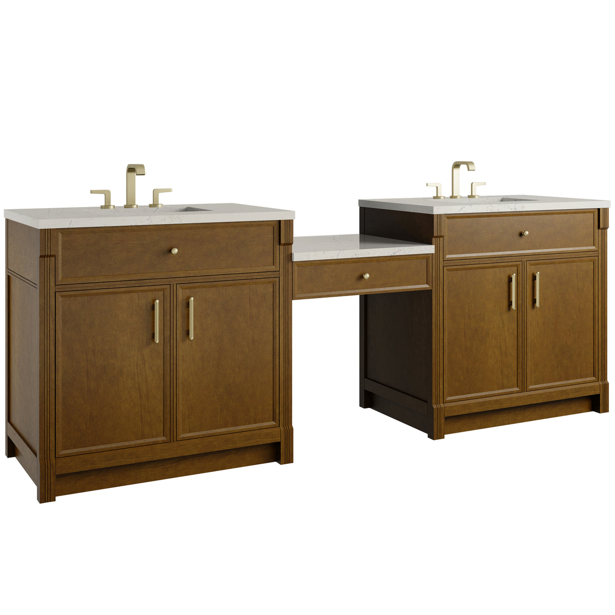 James Martin Bellshire 96" Double Bathroom Vanity, Honey Oak, view 40