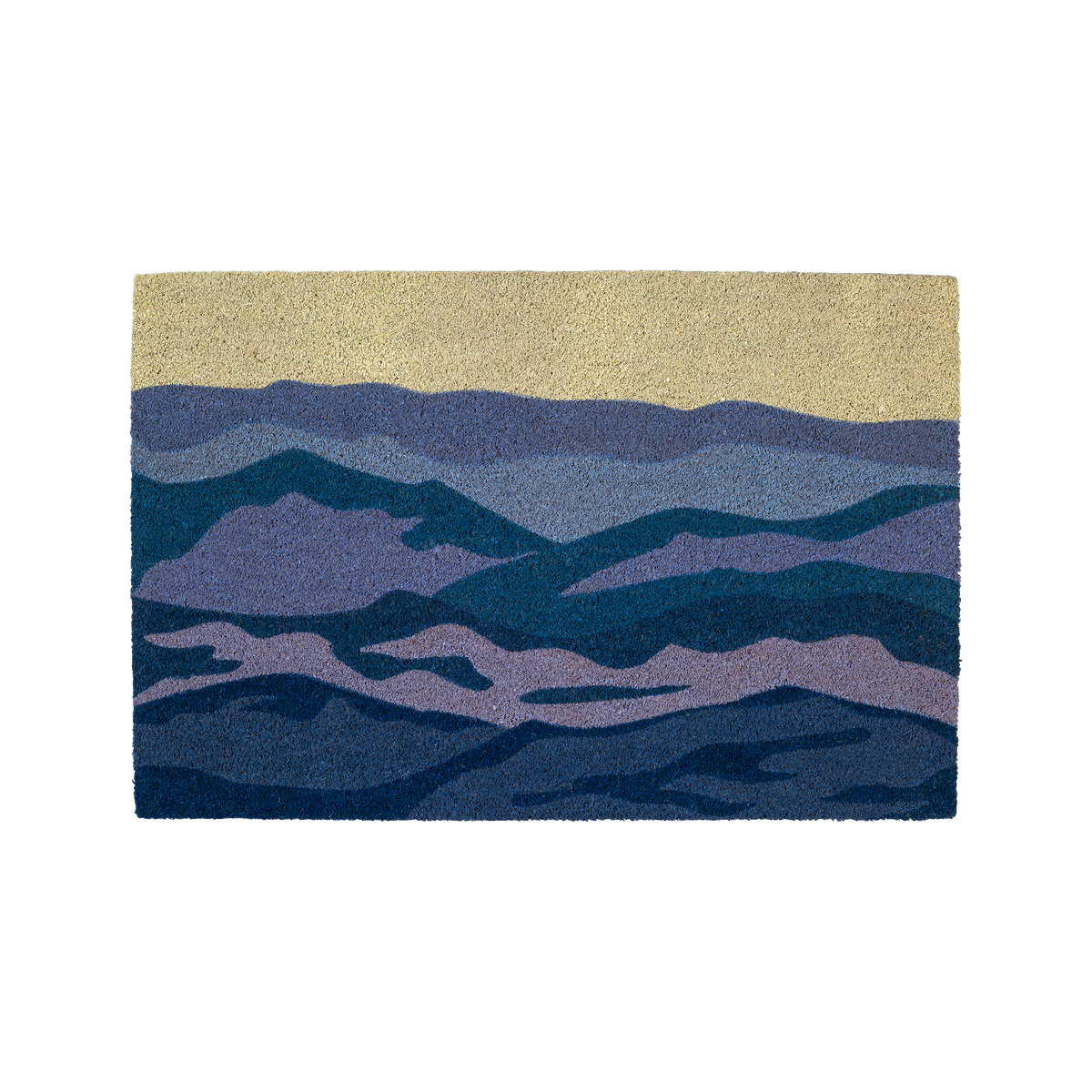Shades of Sea - Blue Coir Doormat, photo 12 of 25