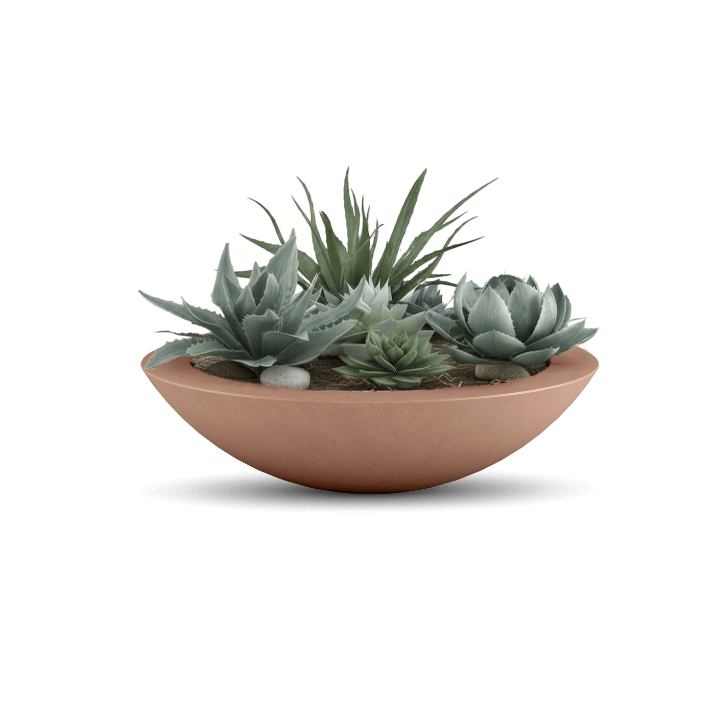 Oceanside Outdoor Shallow Planter by ModaConcrete - Direct source for architectural and precast concrete