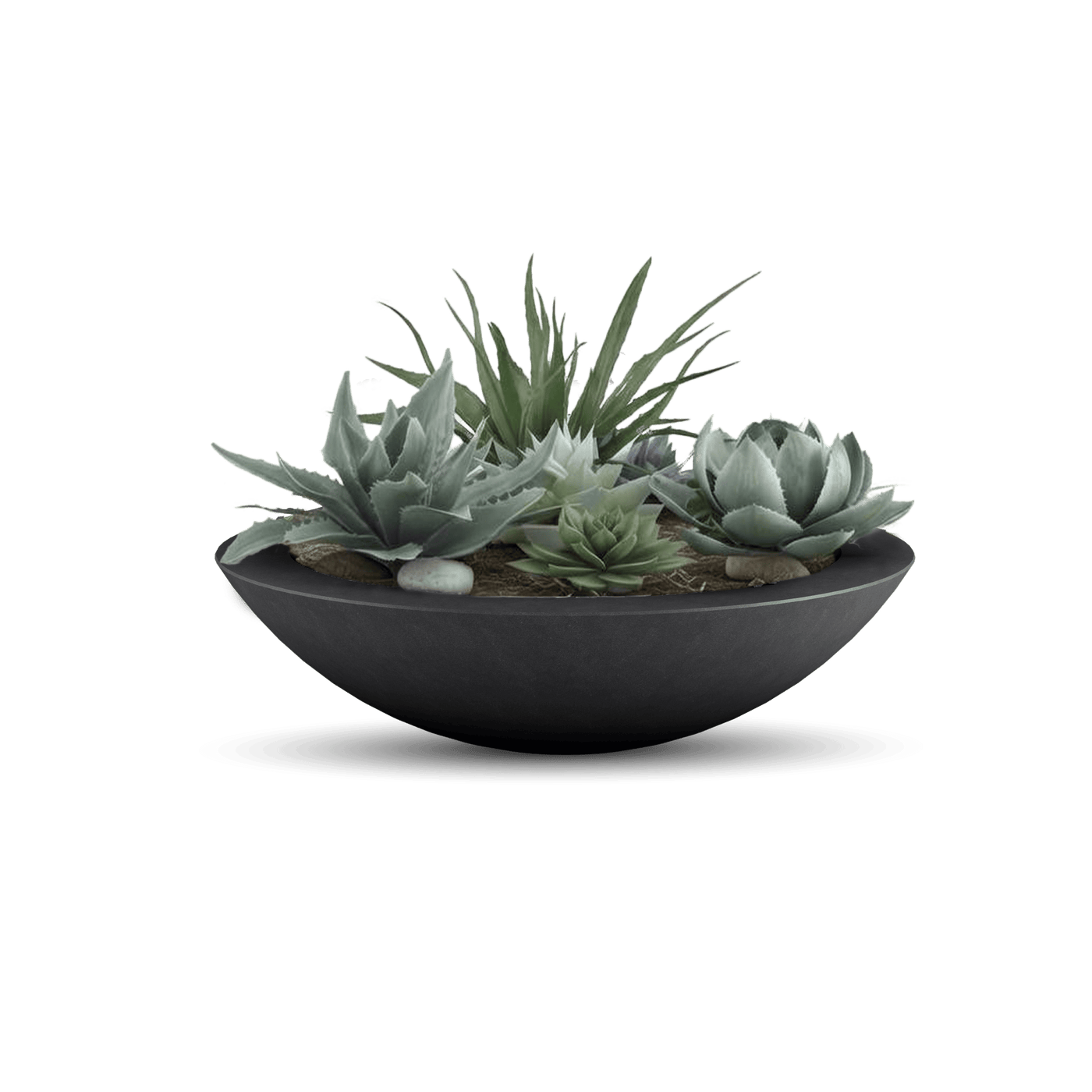 Oceanside Outdoor Shallow Planter by ModaConcrete - Direct source for architectural and precast concrete