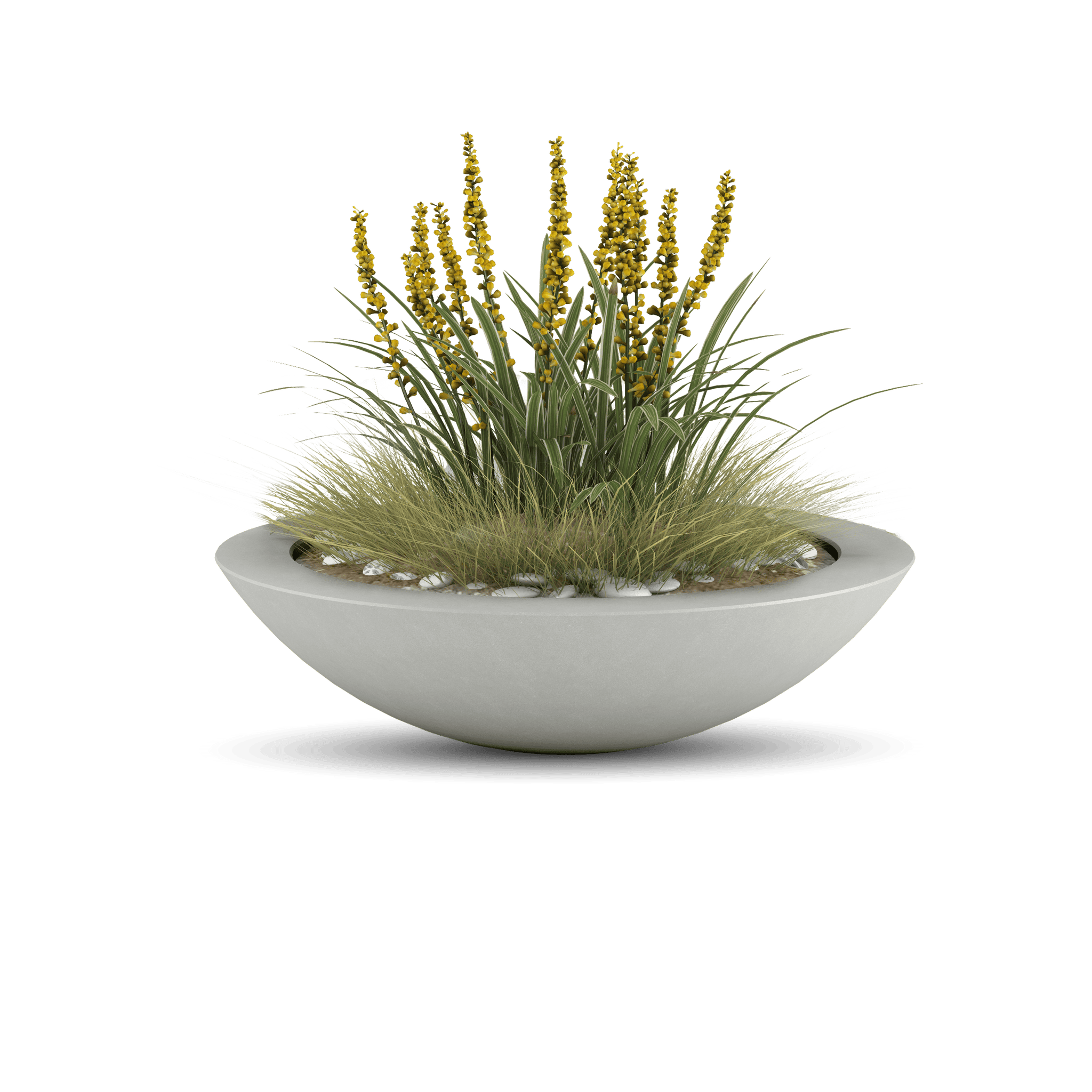 Oceanside Outdoor Shallow Planter by ModaConcrete - Direct source for architectural and precast concrete