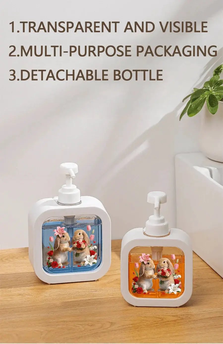 Shampoo Dispenser - Refillable Ceramic by House Of Avana