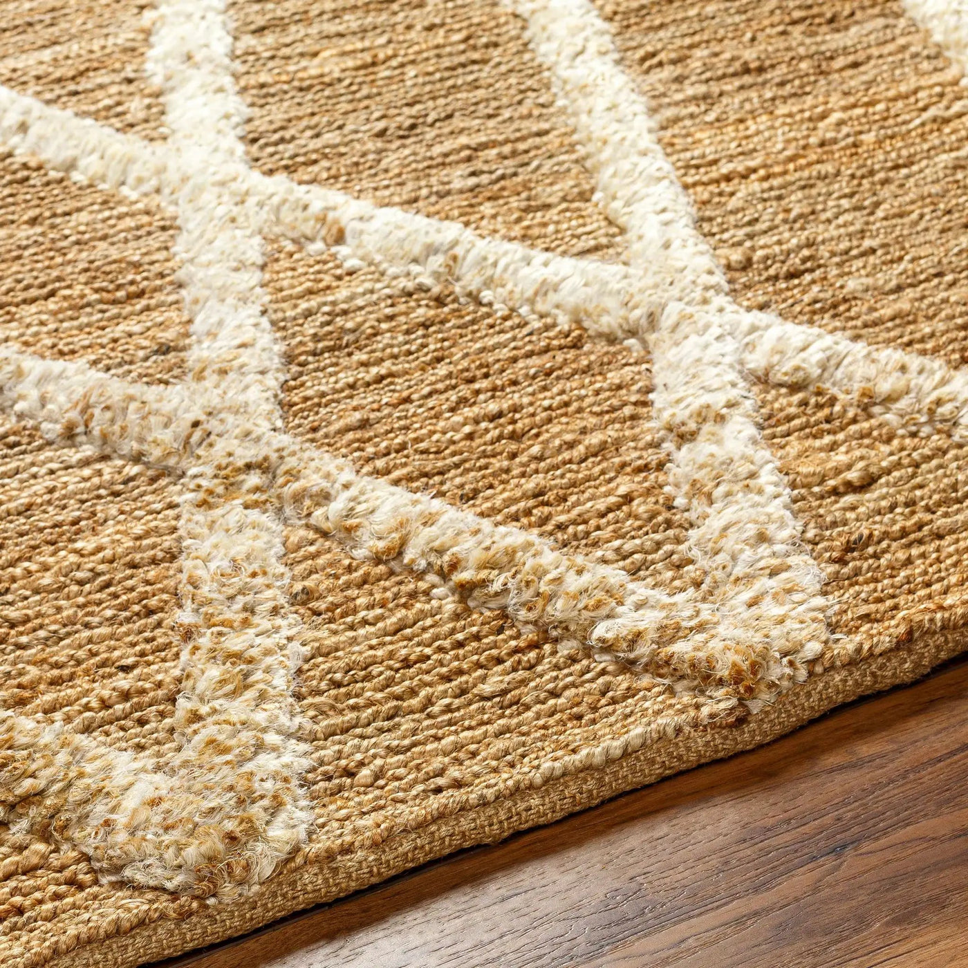 Allie Textured Jute Rug - Clearance by Boutique Rugs