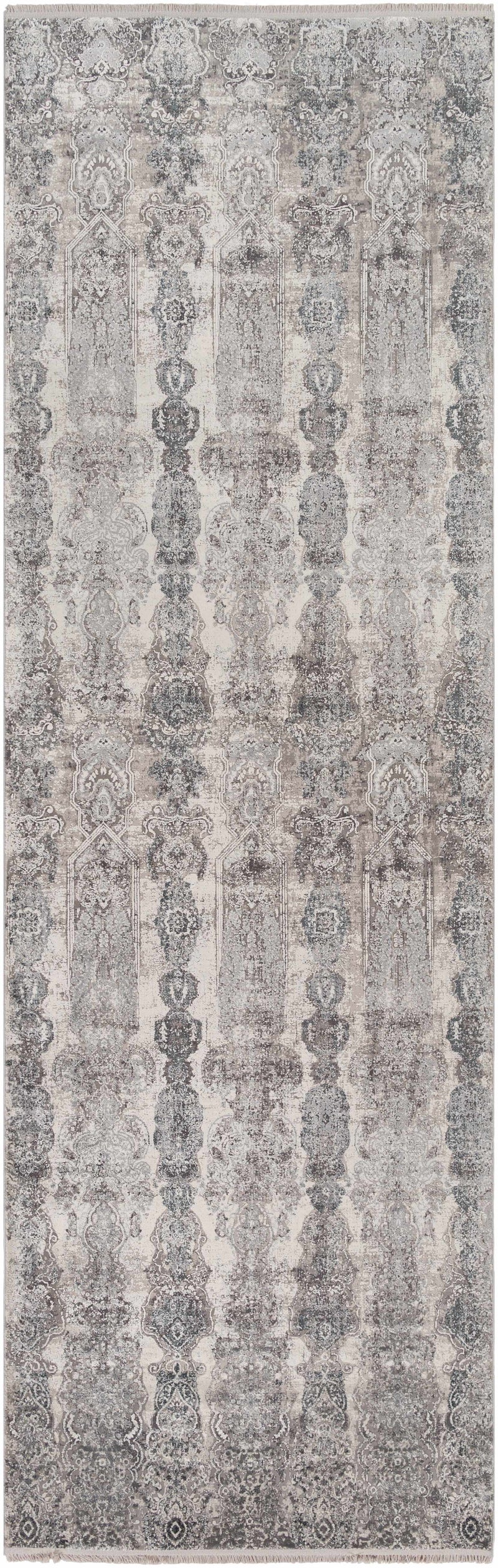 Shipdham Luxury Fringed Faux Silk Area Rug - Clearance by Boutique Rugs