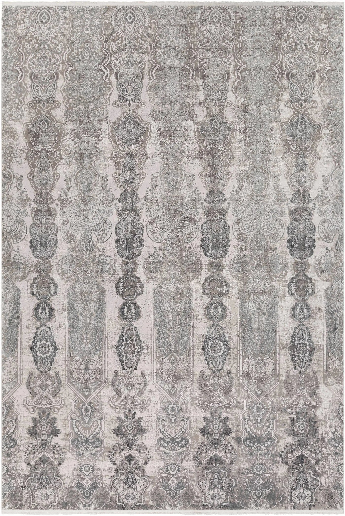 Shipdham Luxury Fringed Faux Silk Area Rug - Clearance by Boutique Rugs