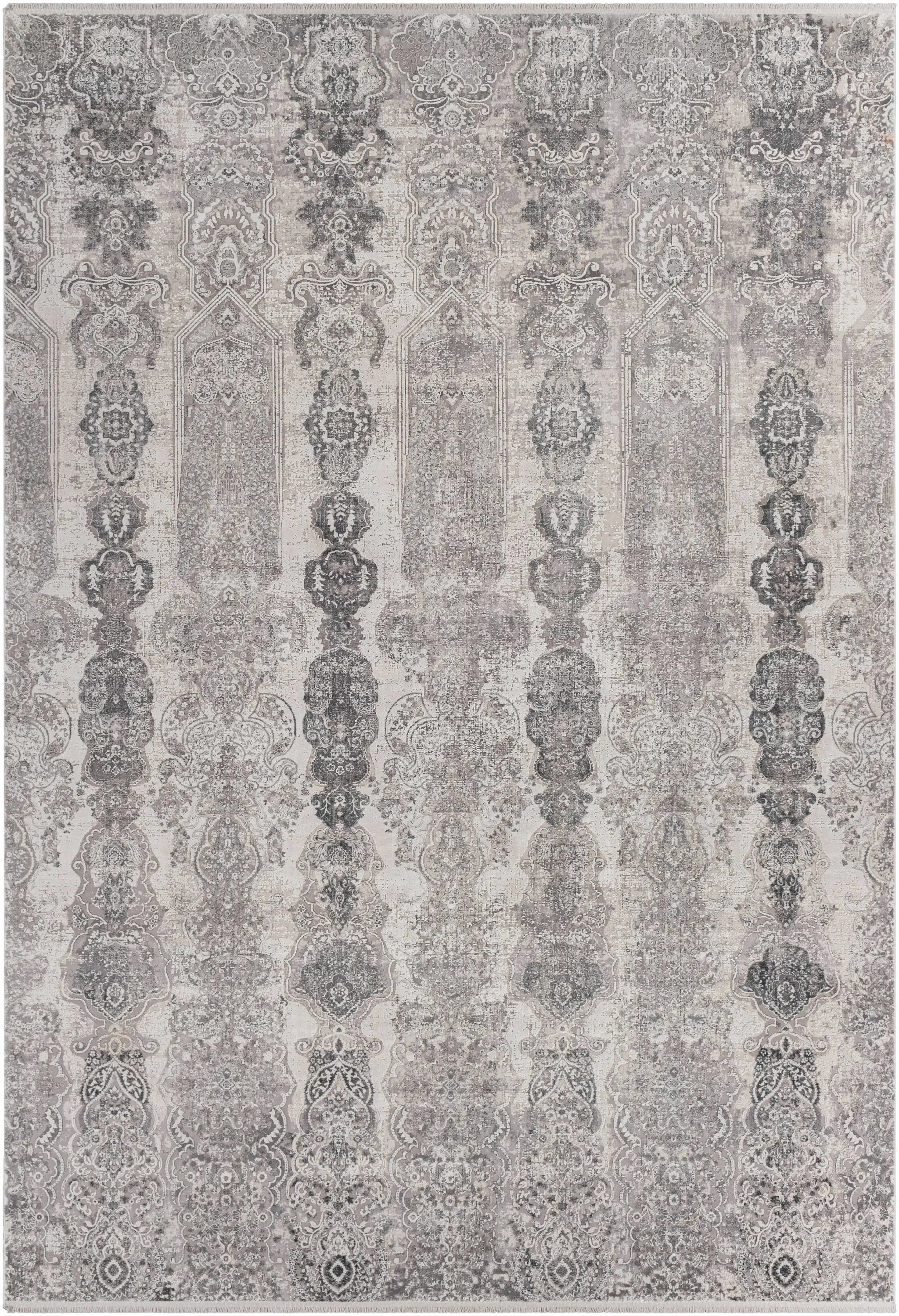 Shipdham Luxury Fringed Faux Silk Area Rug - Clearance by Boutique Rugs