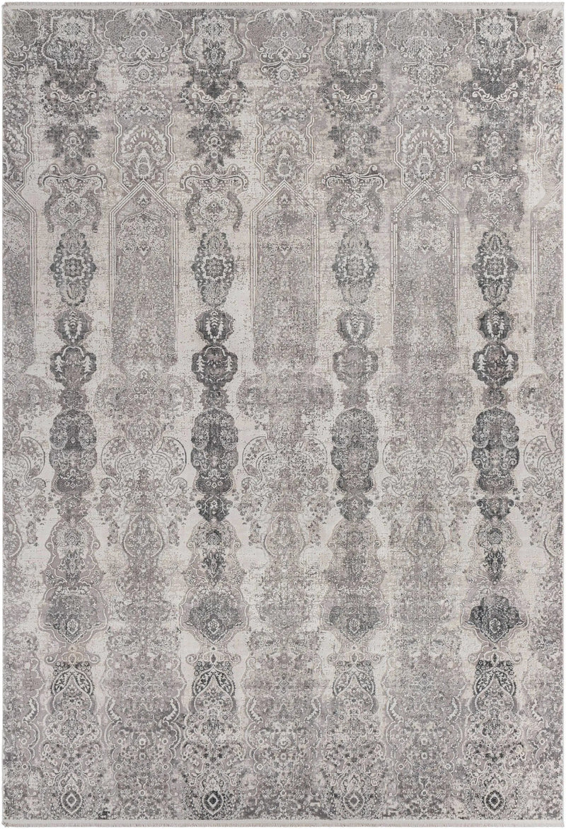 Shipdham Luxury Fringed Faux Silk Area Rug - Clearance by Boutique Rugs