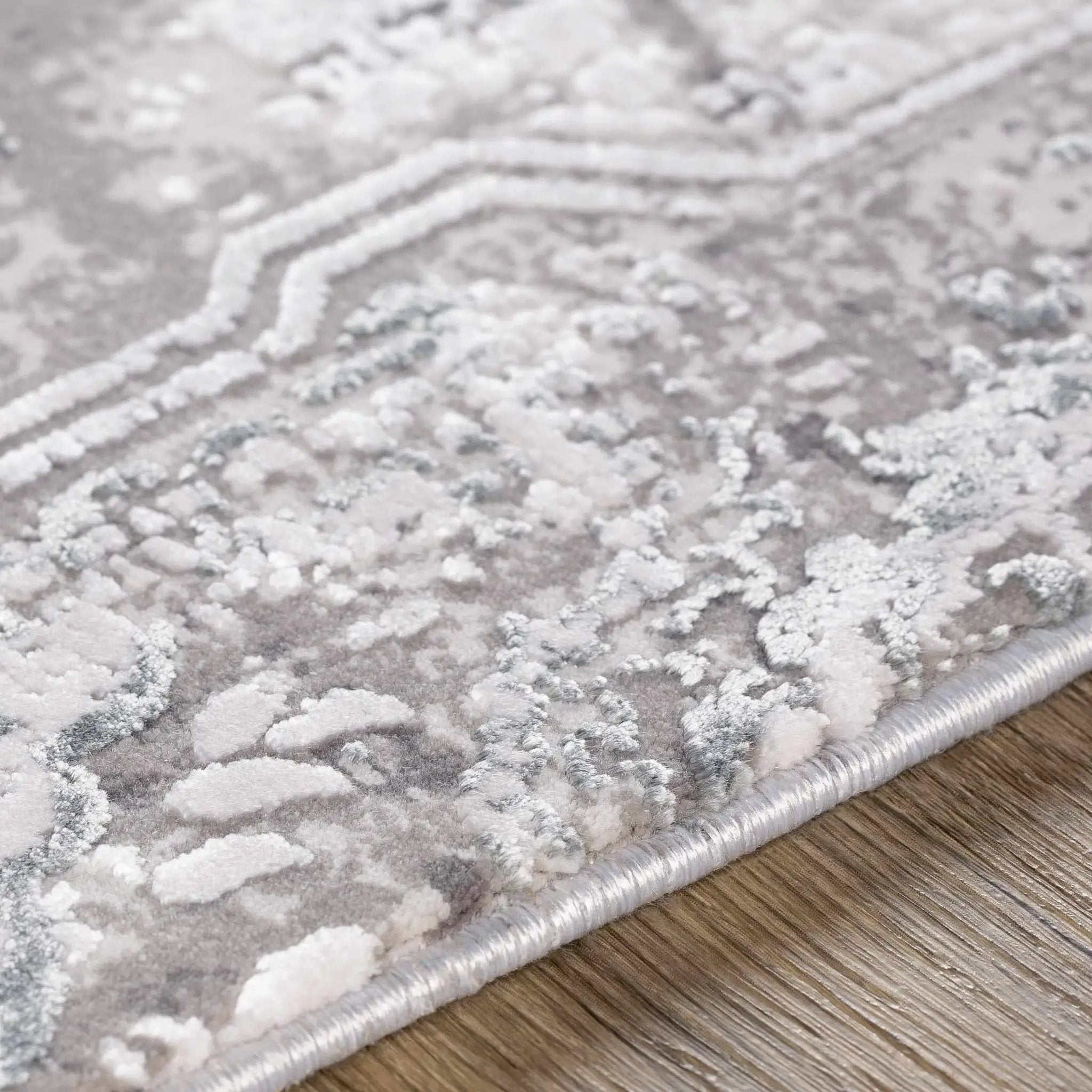 Shipdham Luxury Fringed Faux Silk Area Rug - Clearance by Boutique Rugs